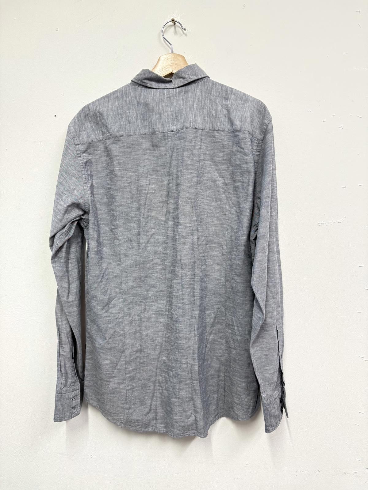 Other BOSS Hugo Boss Slim Fit Grey Button-Up Shirt XL Size US XL / EU 56 / 4 - 2 Thumbnail