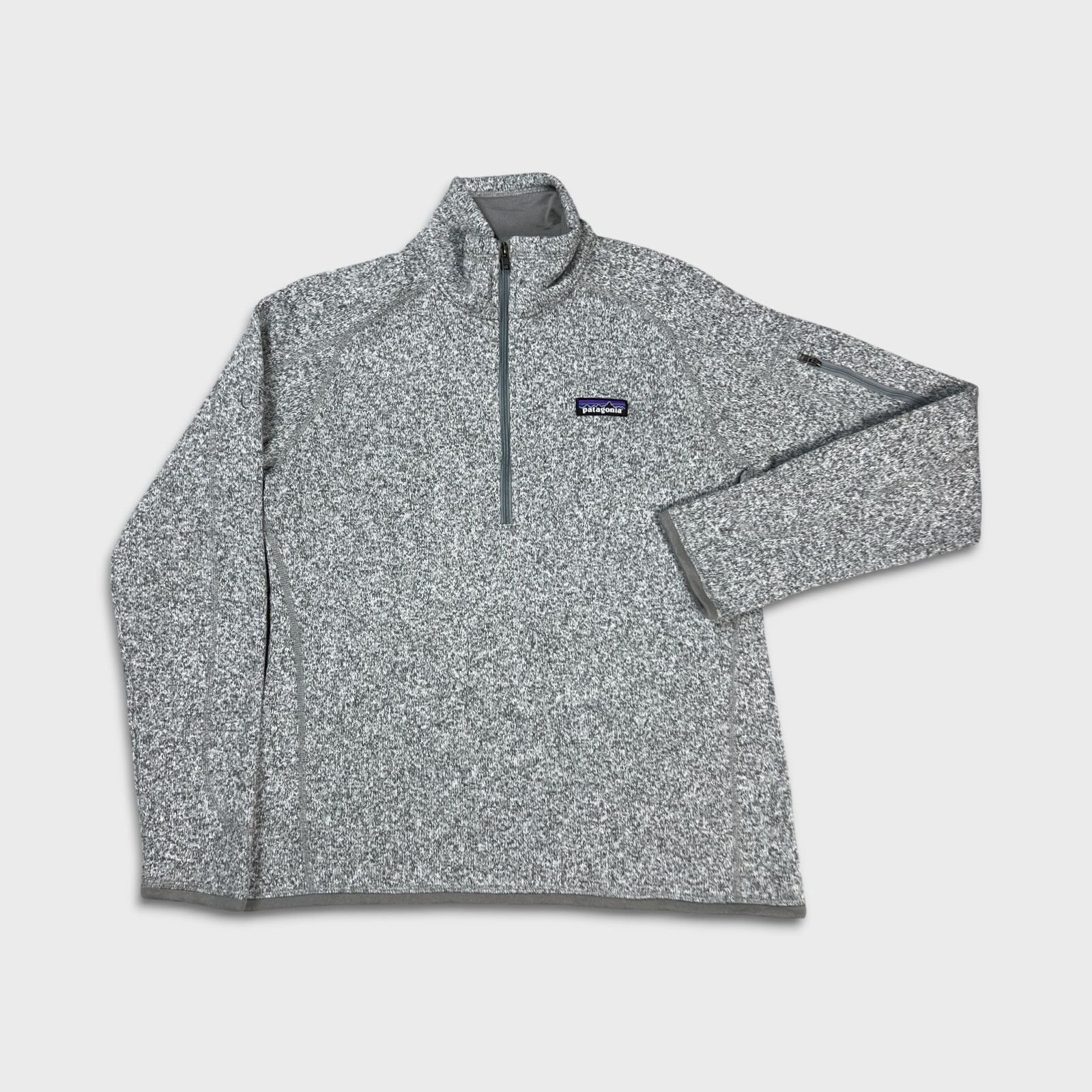 Patagonia × Vintage Patagonia Fleece Medium Outdoor Sweater Quarter Zip Jacket Size M / US 6-8 / IT 42-44 - 1 Thumbnail