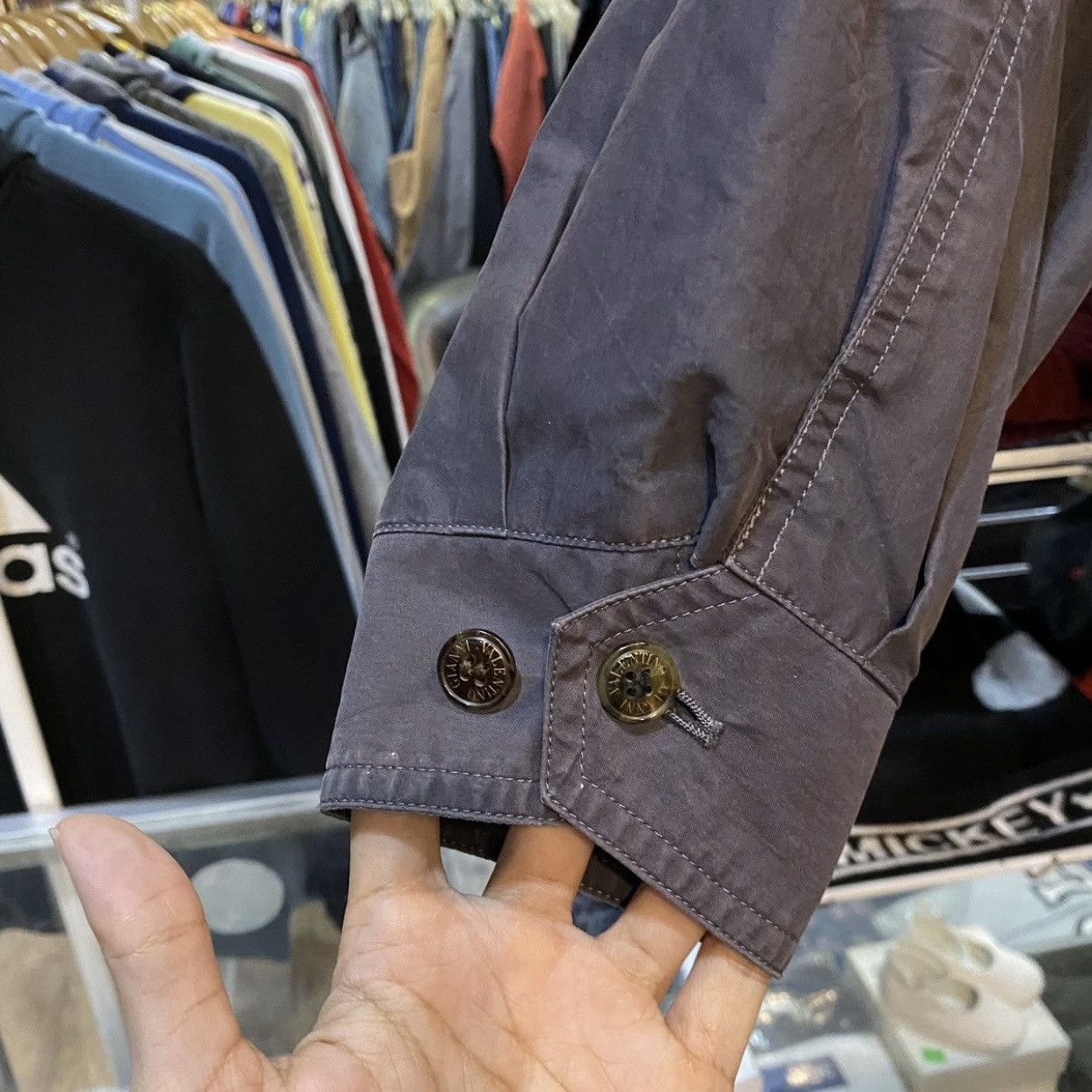 Gianni Valentino Vintage Gianni Valentino Italy Faded Bomber Jacket Size US M / EU 48-50 / 2 - 7 Thumbnail
