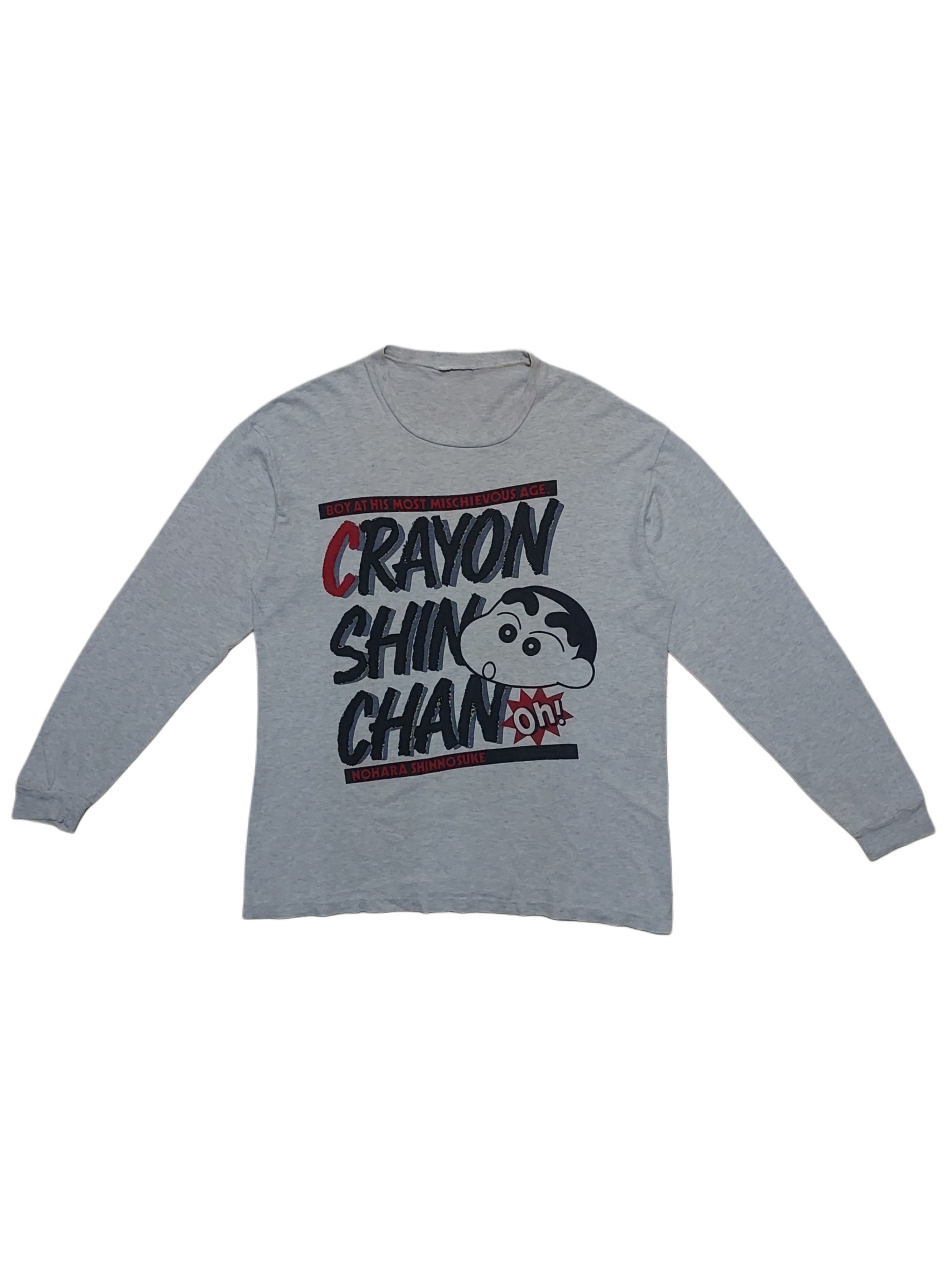 Anime Vintage long sleeve anime/manga Crayon Shin-Chan Size US L / EU 52-54 / 3 - 1 Thumbnail