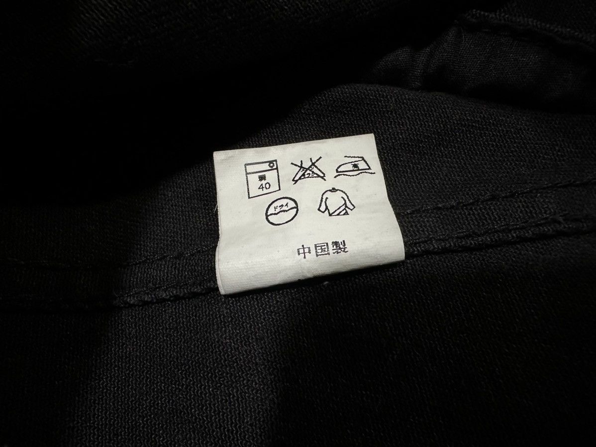 If Six Was Nine 🔥Rare Y2K Seana Waxed Black Trucker Jacket Goth Punk Size US L / EU 52-54 / 3 - 8 Thumbnail