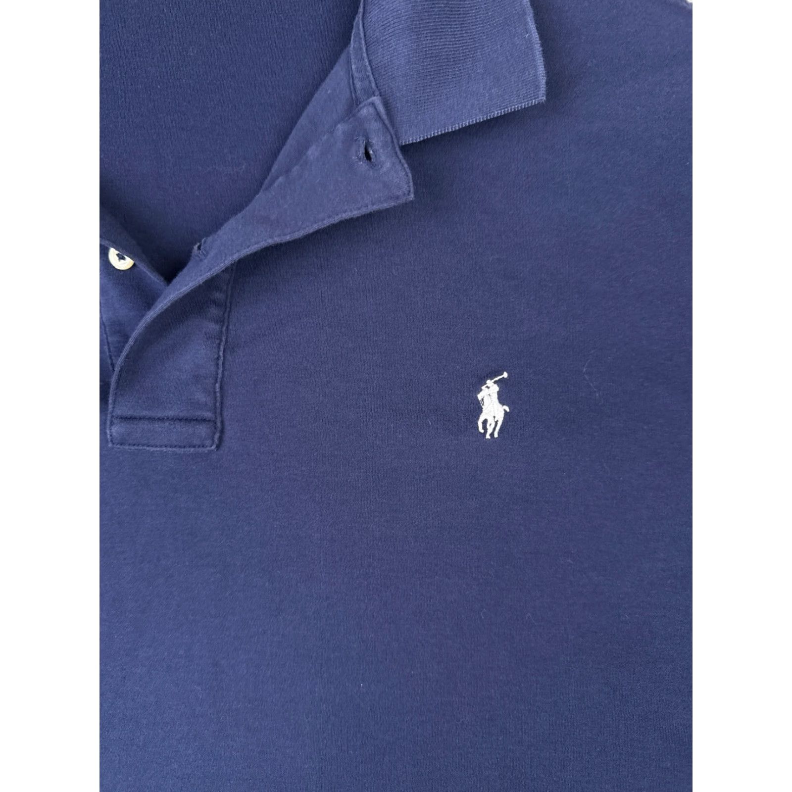 Polo Ralph Lauren Polo Ralph Lauren Shirt Adult 2XB Blue 100% Cotton Jersey Short Sleeve Mens Size US XXL / EU 58 / 5 - 6 Thumbnail
