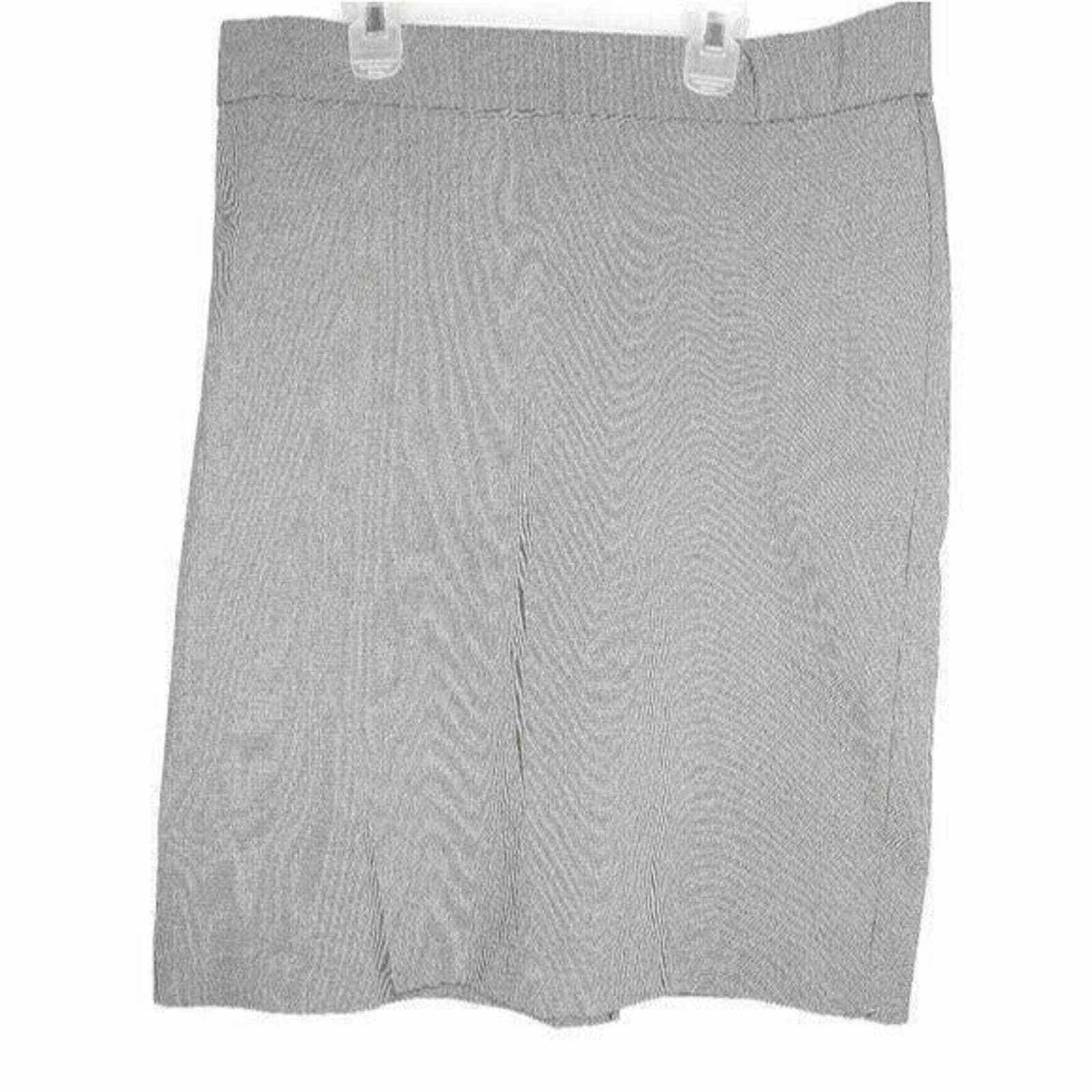Other Counterparts Pencil Skirt Gray 16 Houndstooth Pattern Dress Size 38" / US 16 / IT 52 - 1 Thumbnail