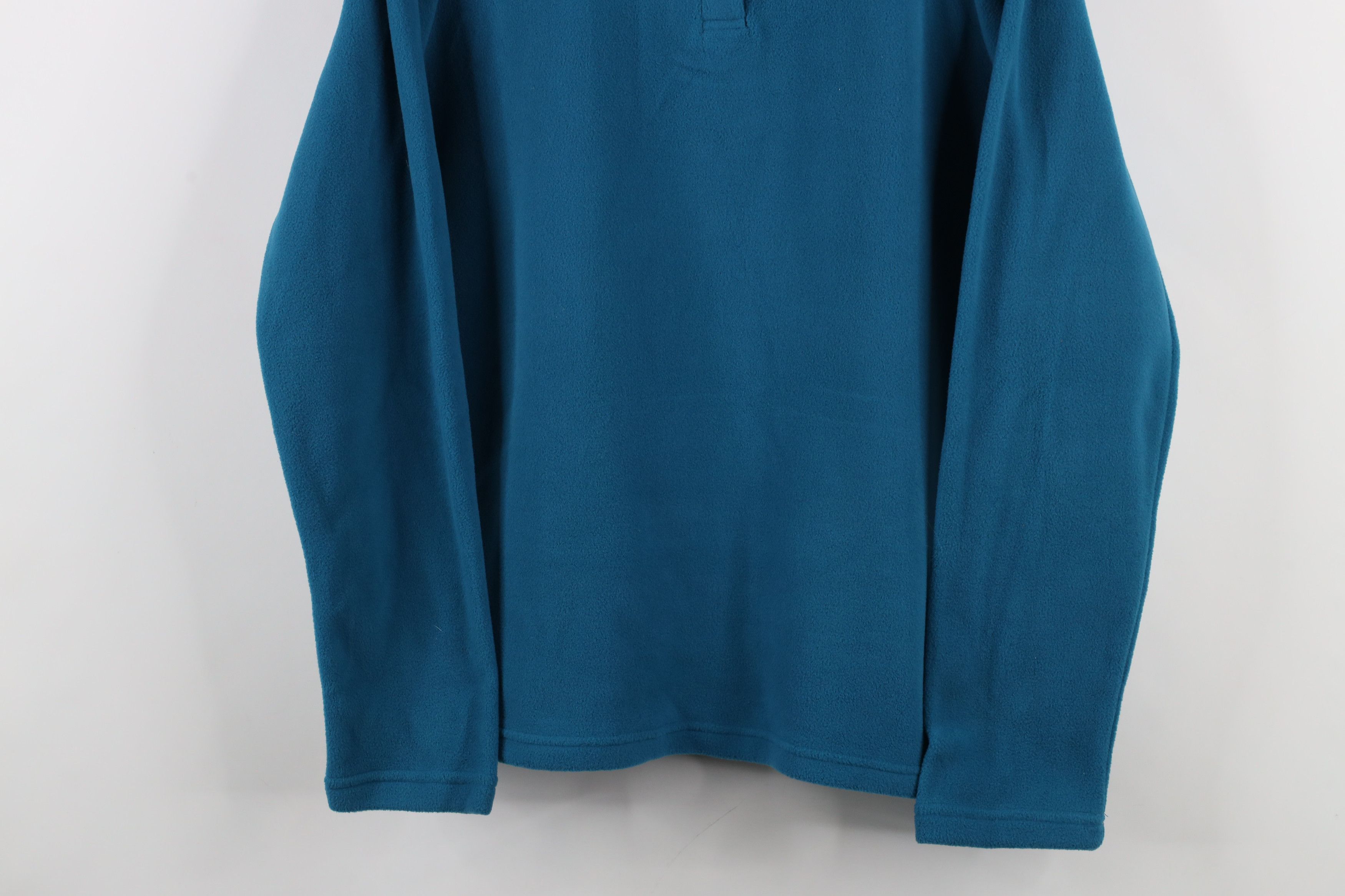 Lands' End × Vintage New Lands End 100 Polartec Fleece Snap Button Henley Sweater Size M / US 6-8 / IT 42-44 - 3 Thumbnail