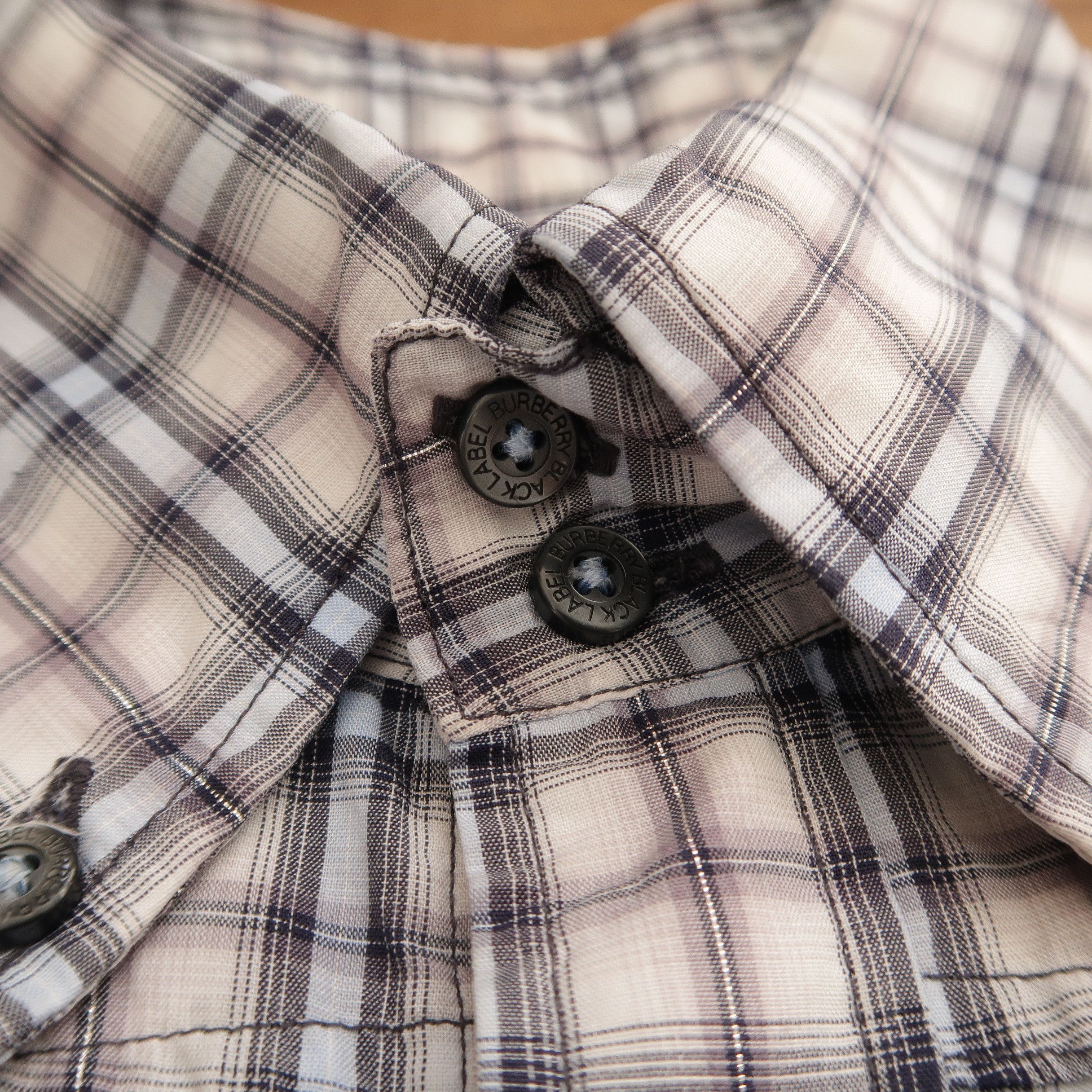 Burberry Vintage Burberry Black Label Luxury Plaid Western Shirt Size US S / EU 44-46 / 1 - 5 Thumbnail