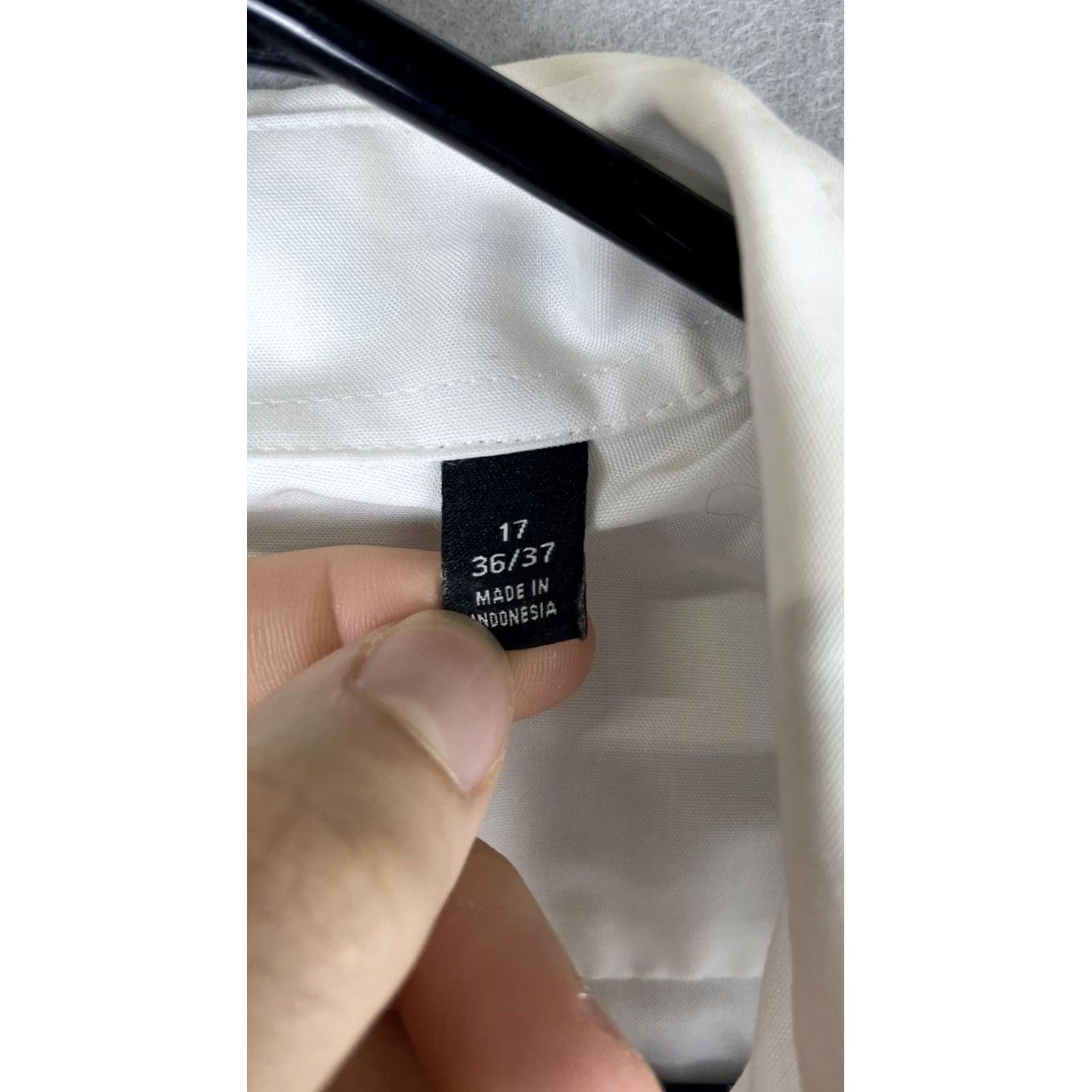 Ralph Lauren Lauren Ralph Lauren Shirt Mens 17 36/37 White Stretch Tall Fit Dress Long Sleeve Shirt Size 46R - 6 Thumbnail
