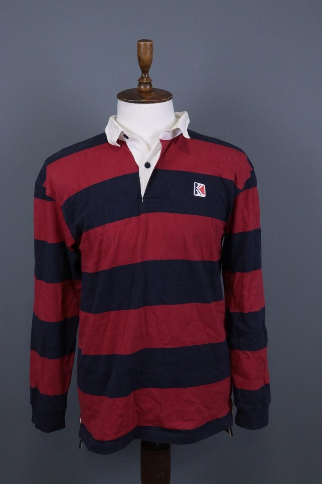 Karl Kani Karl Kani Sport Multicolor Striped Logo Polo Shirt Size S Size US S / EU 44-46 / 1 - 1 Thumbnail