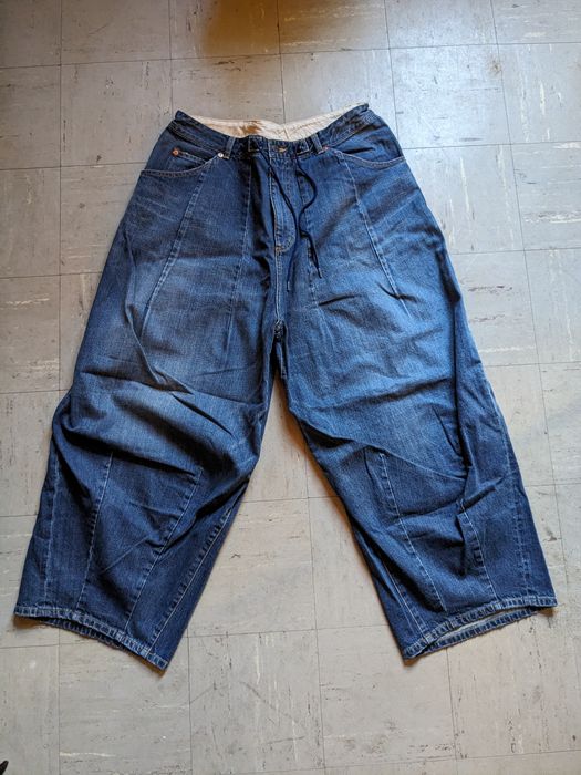 Needles Needles hd pants in washed 12 oz. denim Grailed