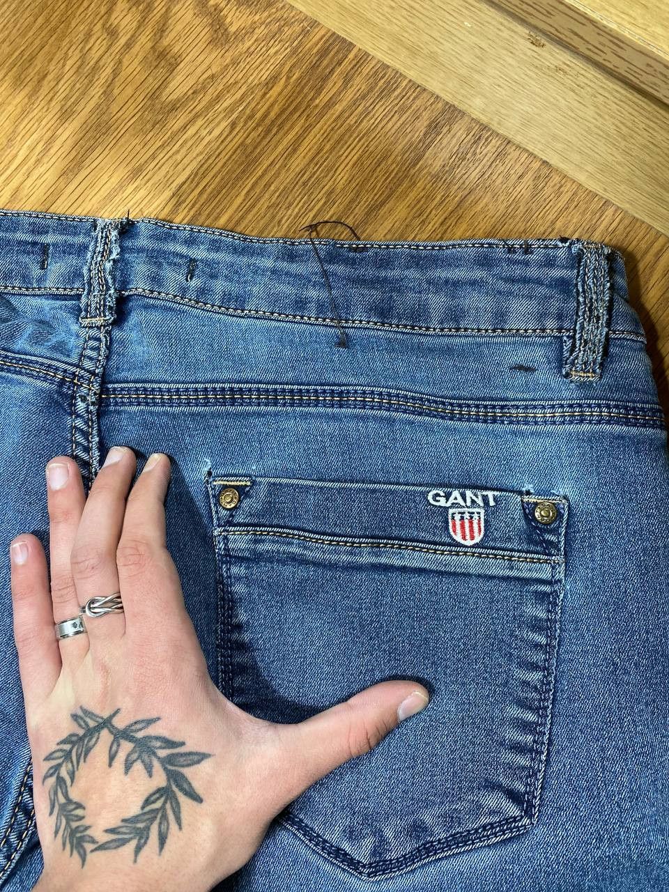 Other Gant Men Jeans Denim Pants Trousers Straight Regular Fit Size US 32 / EU 48 - 5 Thumbnail