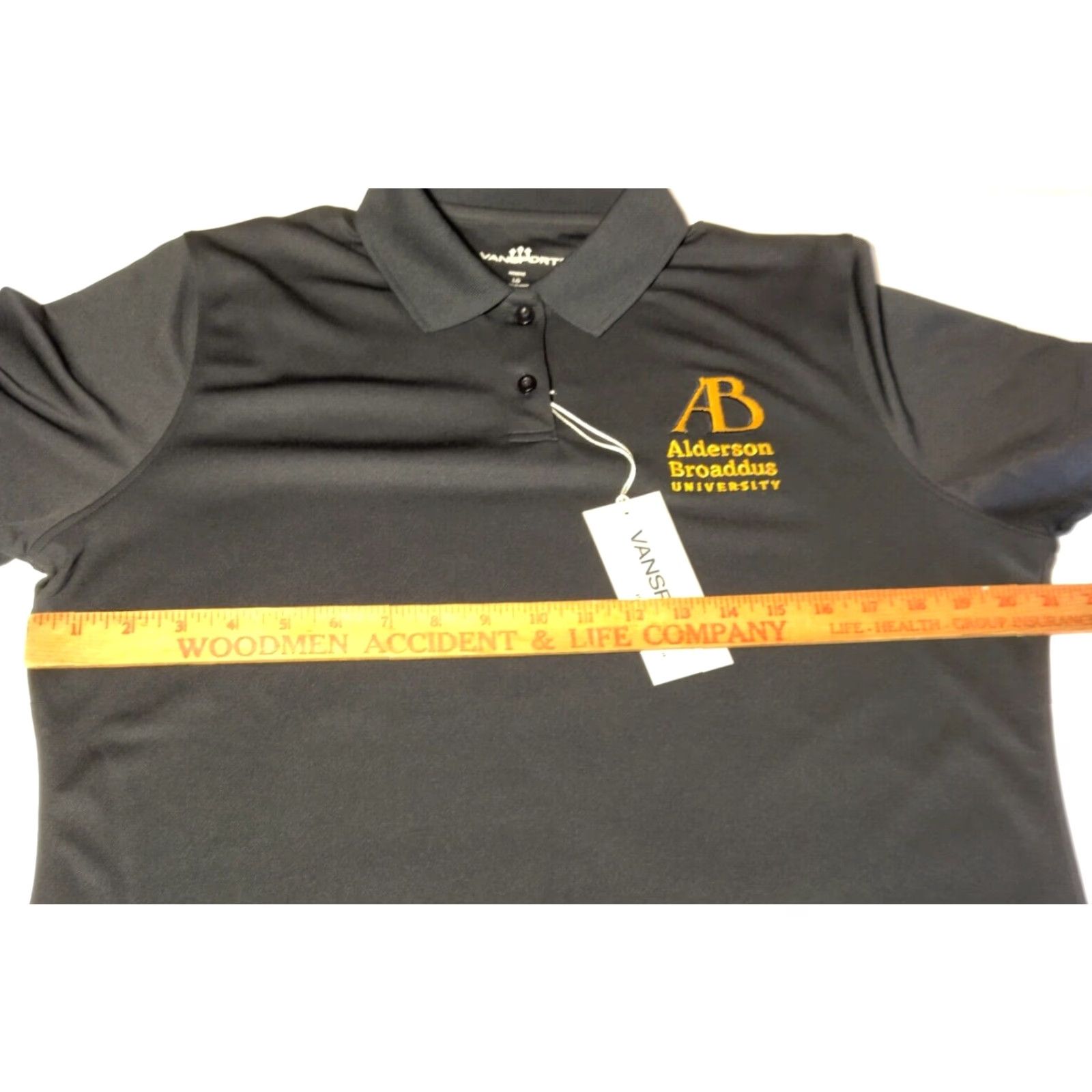 Jansport Alderson Broaddus University Polo Shirt Womens L Blue Battlers Vansport Polo Shirt Womens L Blue Battlers West Virginia Size L / US 10 / IT 46 - 5 Thumbnail
