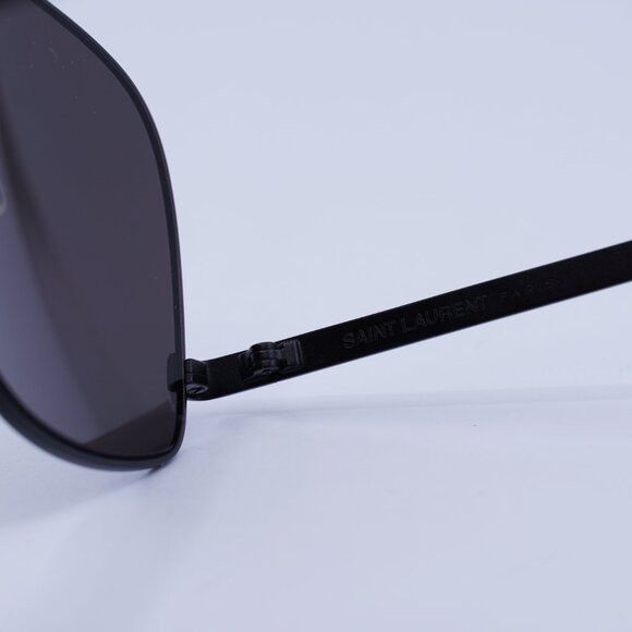 Saint Laurent Paris 🕶️ New Saint Laurent SL653 LEON 002 Sunglasses - Black Size ONE SIZE - 9 Thumbnail