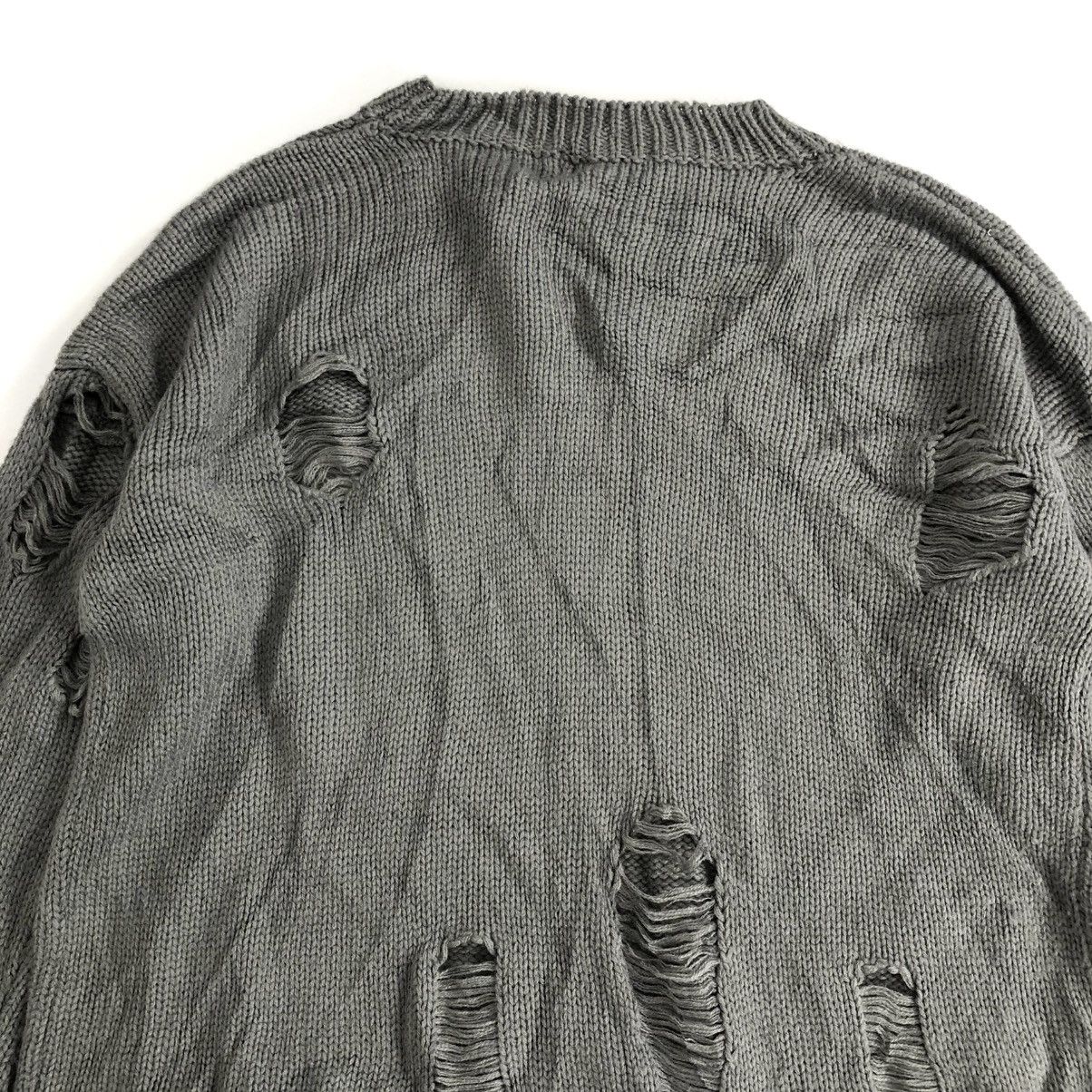 If Six Was Nine × Japanese Brand × Le Grande Bleu (L.G.B.) 2000s Tie Card Log Destroyer Grunge Lgb Punk Style Knitted Size US M / EU 48-50 / 2 - 16 Thumbnail