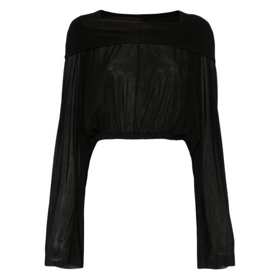 Rick Owens RICK OWENS Women Blouses RO01E7278 BZ 09 BLACK Size ONE SIZE - 1 Thumbnail