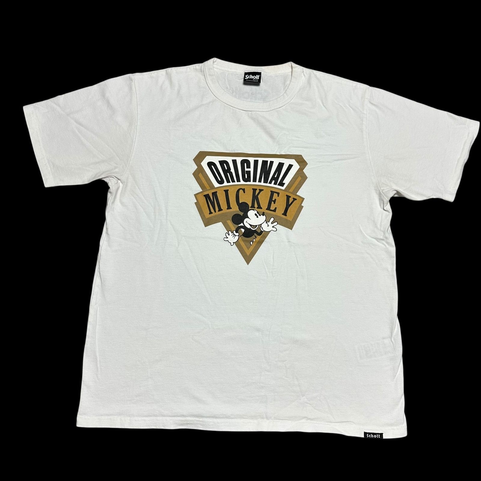 Disney × Schott RARE Schott Bros NYC X Disney Mickey Mouse Graphic Tee USA Size US XL / EU 56 / 4 - 1 Thumbnail