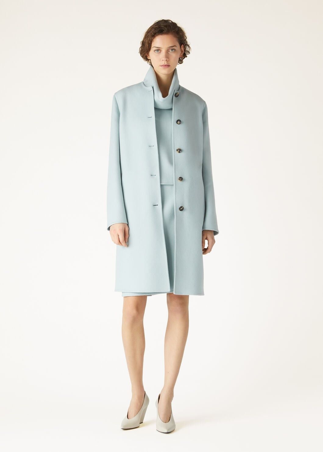 Loro Piana o1w1db10825 FAO3699 Lexi Skirt in Light Blue Size 30" / US 8 / IT 44 - 2 Thumbnail