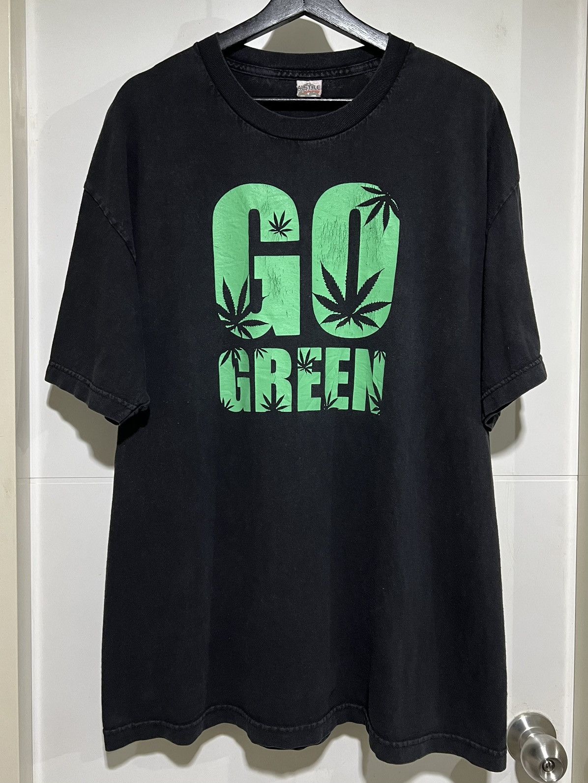 Vintage Faded Vintage Go Green Tees Size US XL / EU 56 / 4 - 3 Thumbnail