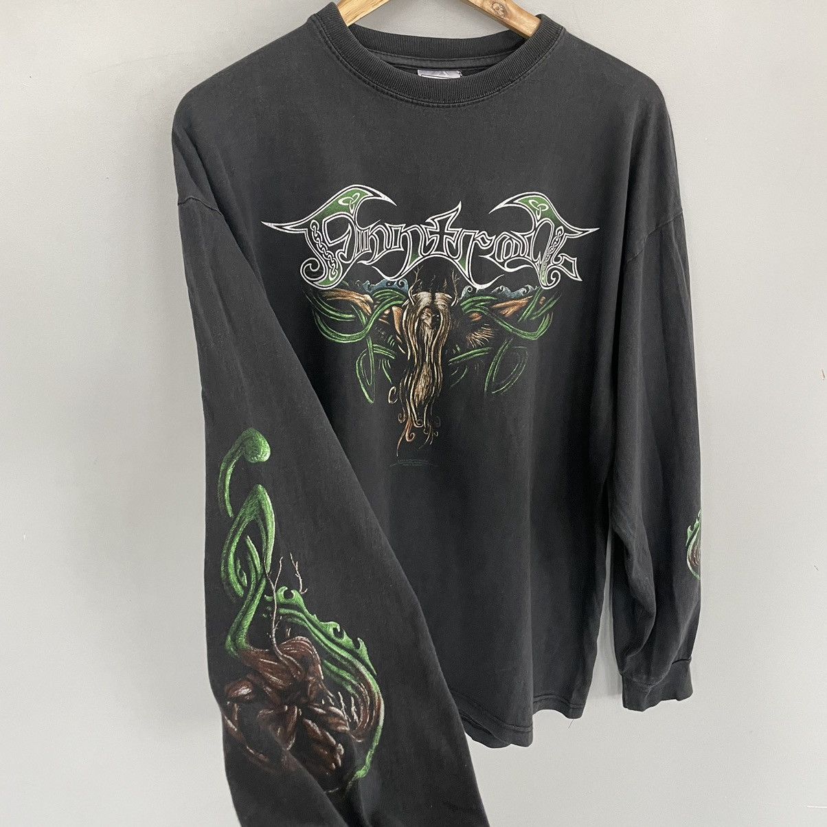 Band Tees × Vintage Vintage 2004 Finntroll Longsleeve t shirt like Korpiklaani Size US XL / EU 56 / 4 - 7 Thumbnail