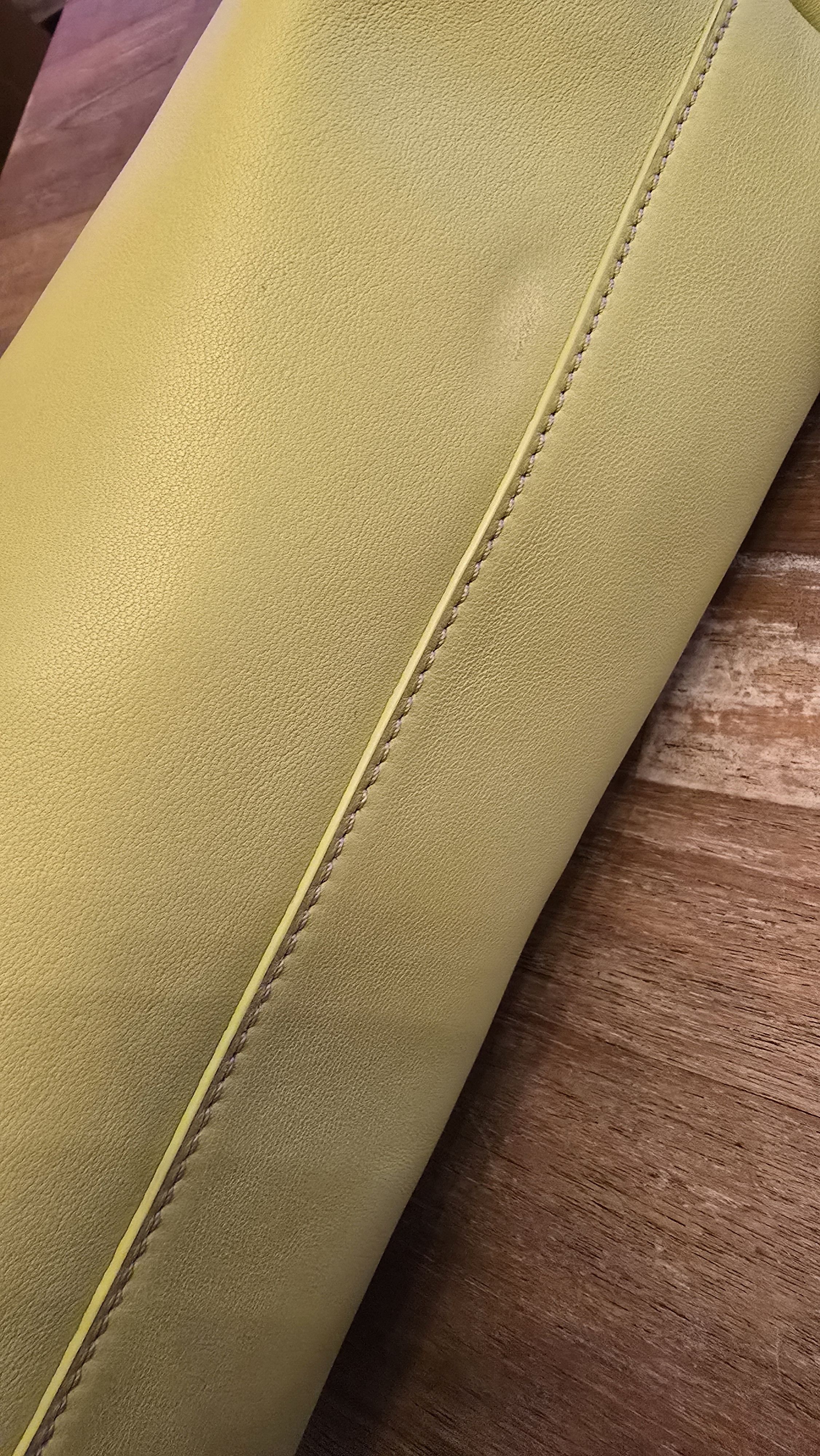 Loewe LOEWE Flamenco anise green leather shoulder bag authentic Size ONE SIZE - 16 Thumbnail