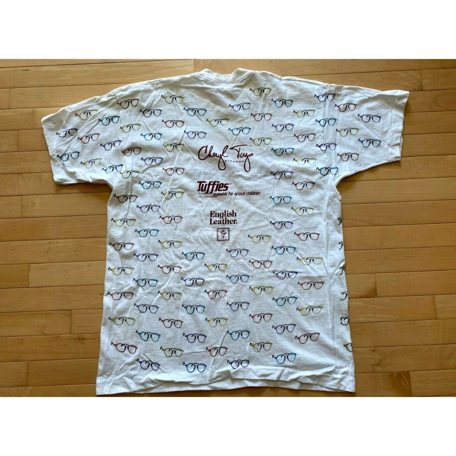 Fruit Of The Loom VTG 1992 Welling Eyewear T Shirt Single Stitch Fruit of the Loom Sz XL Made USA Mens Cotton Black Graphic Print Vintage 90s Crew Neck Short Sleeve Size US XL / EU 56 / 4 - 2 Thumbnail