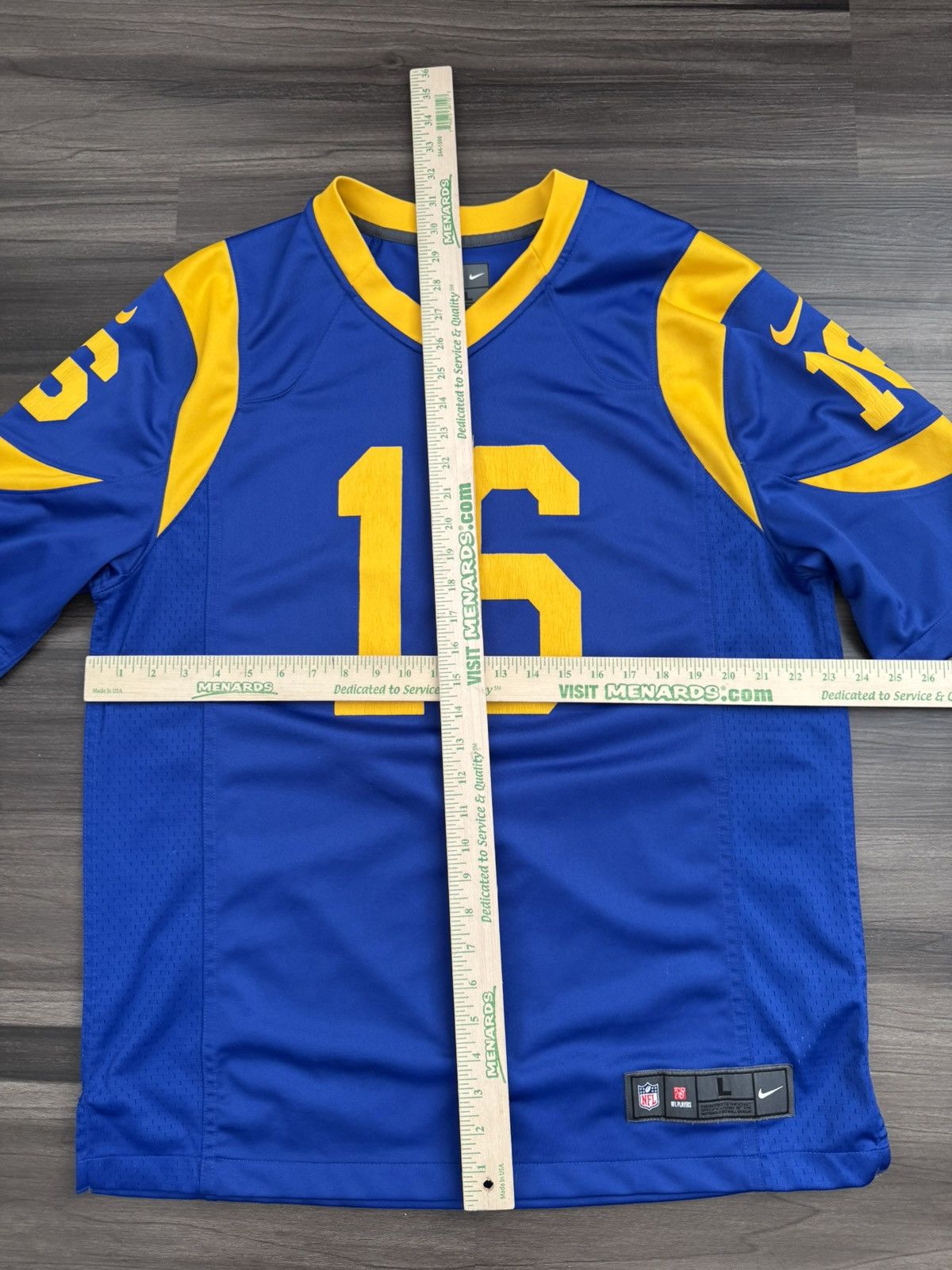 Nike Los Angeles Rams Jared Goff #16 NFL On Field Game Jersey Size US L / EU 52-54 / 3 - 7 Thumbnail