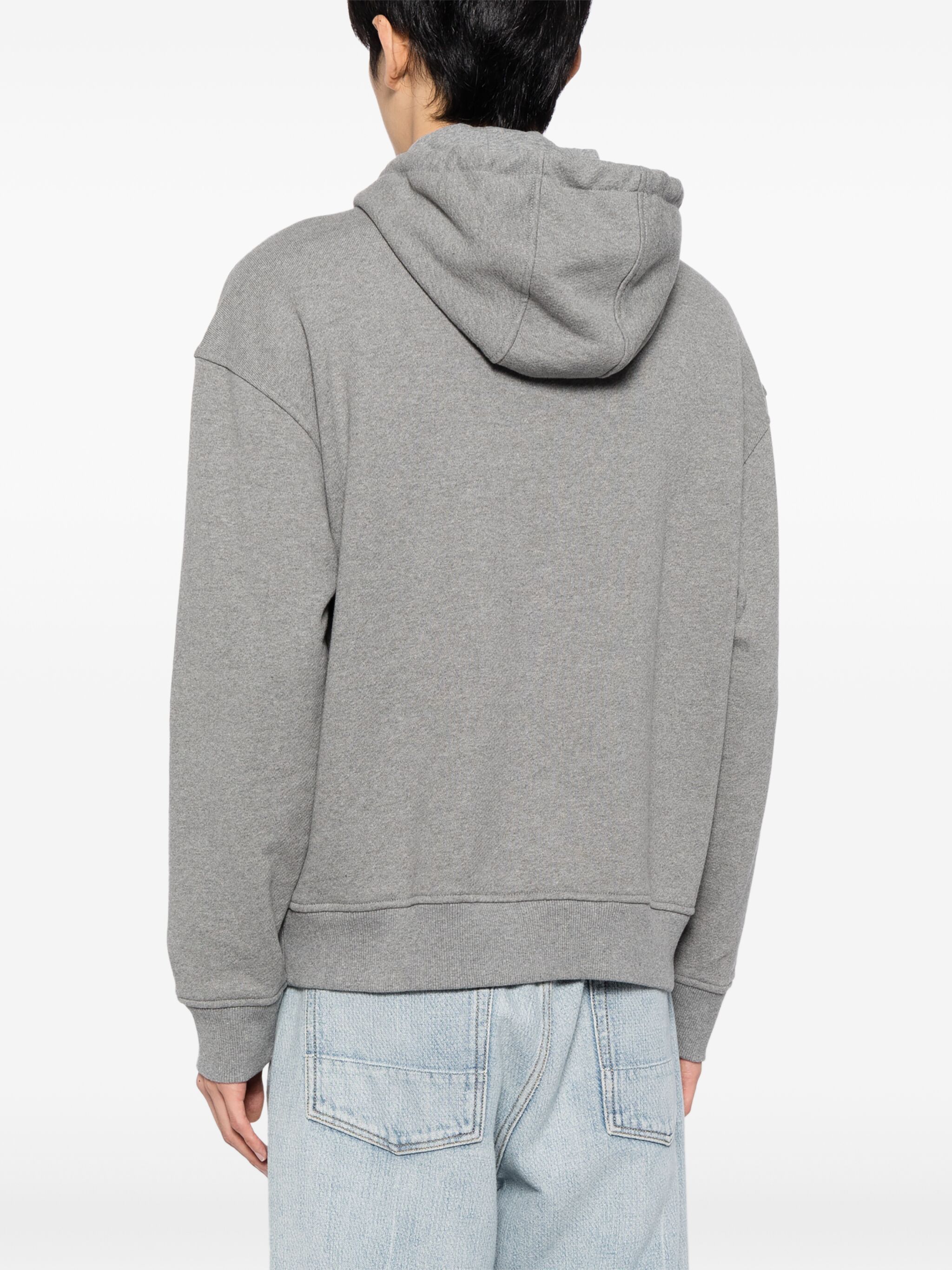 Maison Kitsune o1s22i1n1124 Oversized Varsity Hoodie in Grey Size US XL / EU 56 / 4 - 4 Thumbnail