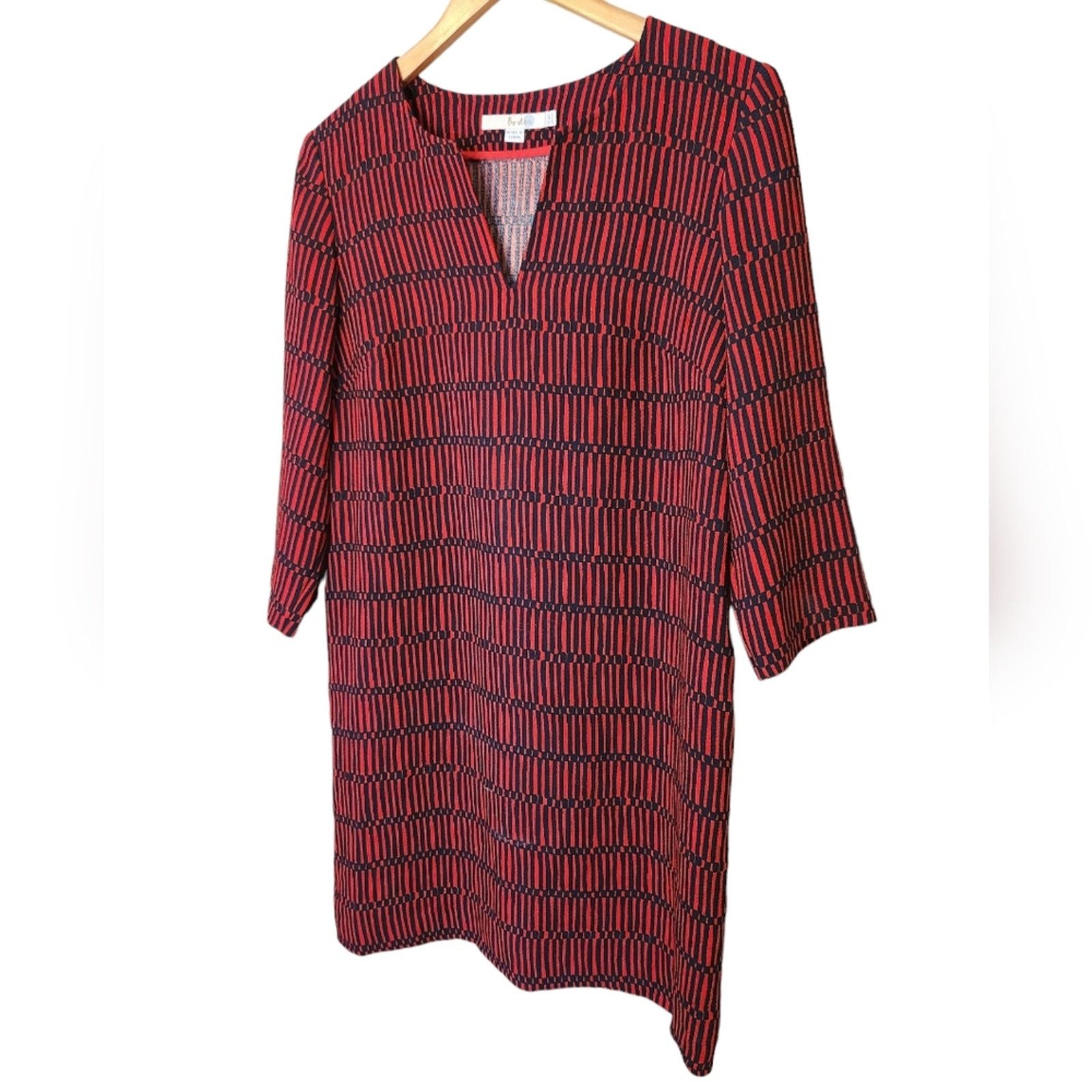 Boden Boden Easy Notch Neck Tunic Dress 6 R Size M / US 6-8 / IT 42-44 - 4 Thumbnail