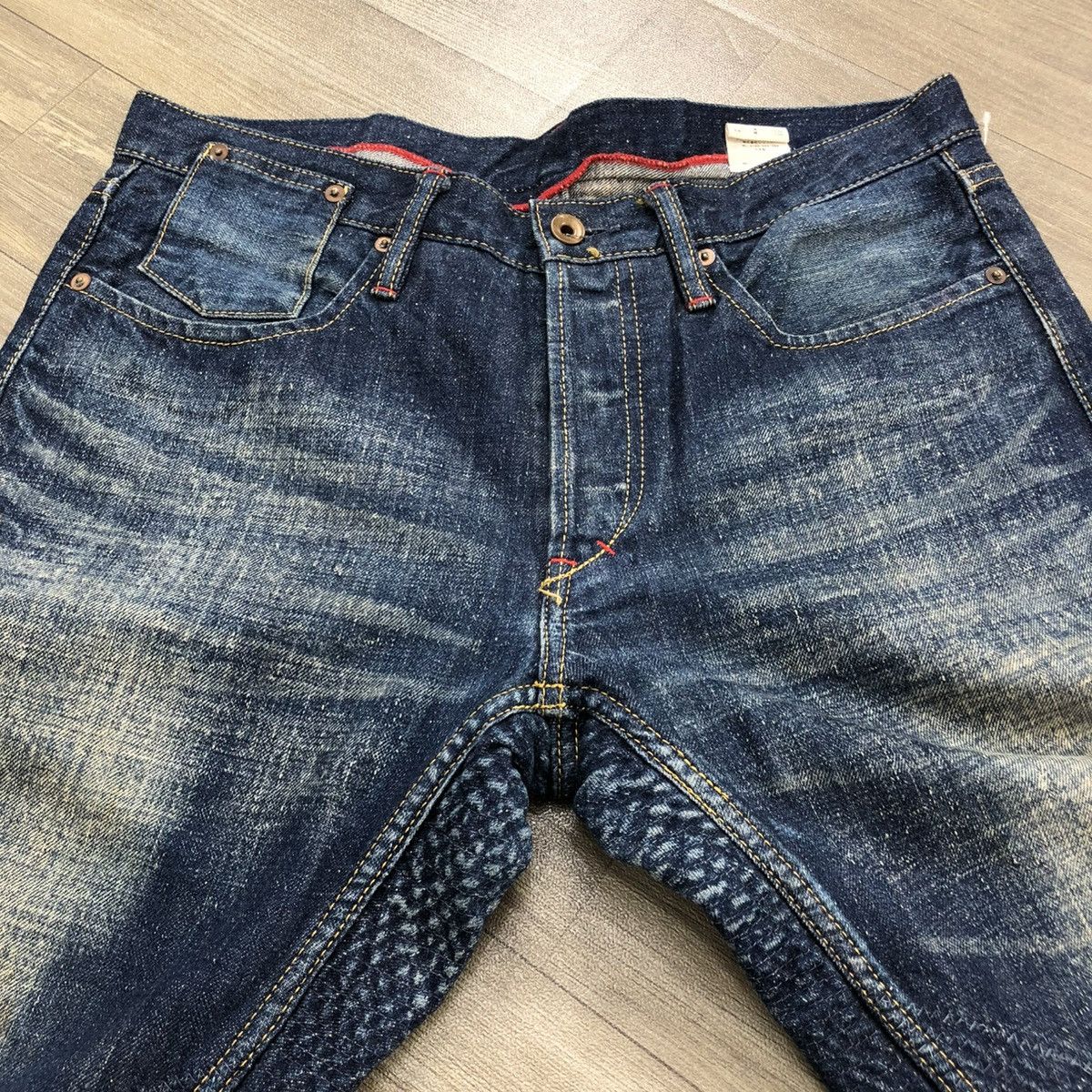 If Six Was Nine 2000s Japanese Brand Faded Y2K Lgb Goa Bootcut Flared Jeans Size US 32 / EU 48 - 6 Thumbnail