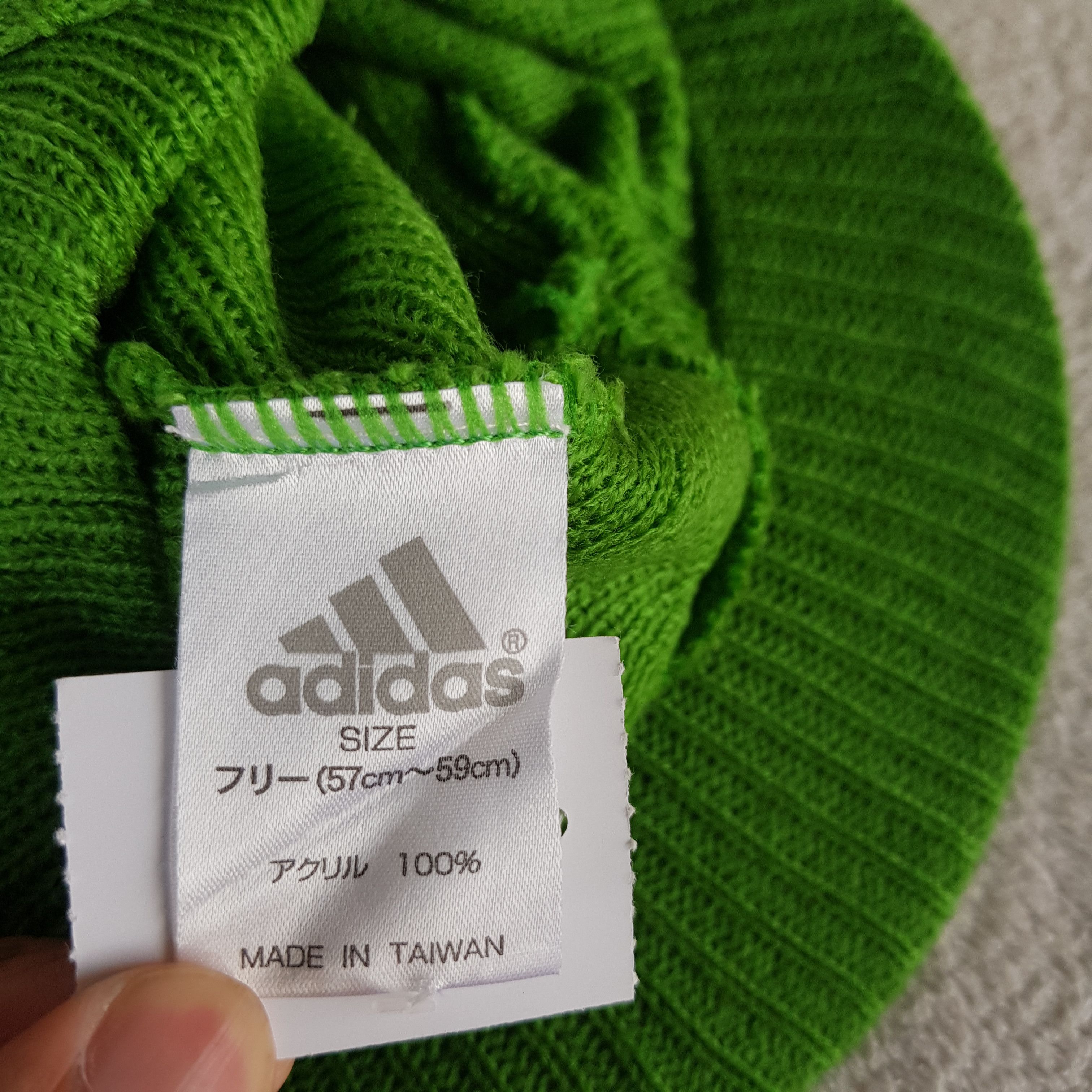 Adidas Vintage Adidas Beanie Knit Crochet Sportswear Snow Caps Hats Size ONE SIZE - 8 Thumbnail