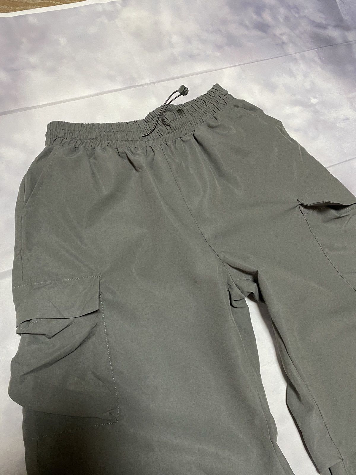 Japanese Brand × Vintage Parachute Grey Pants Baggy Size US 38 / EU 54 - 5 Thumbnail