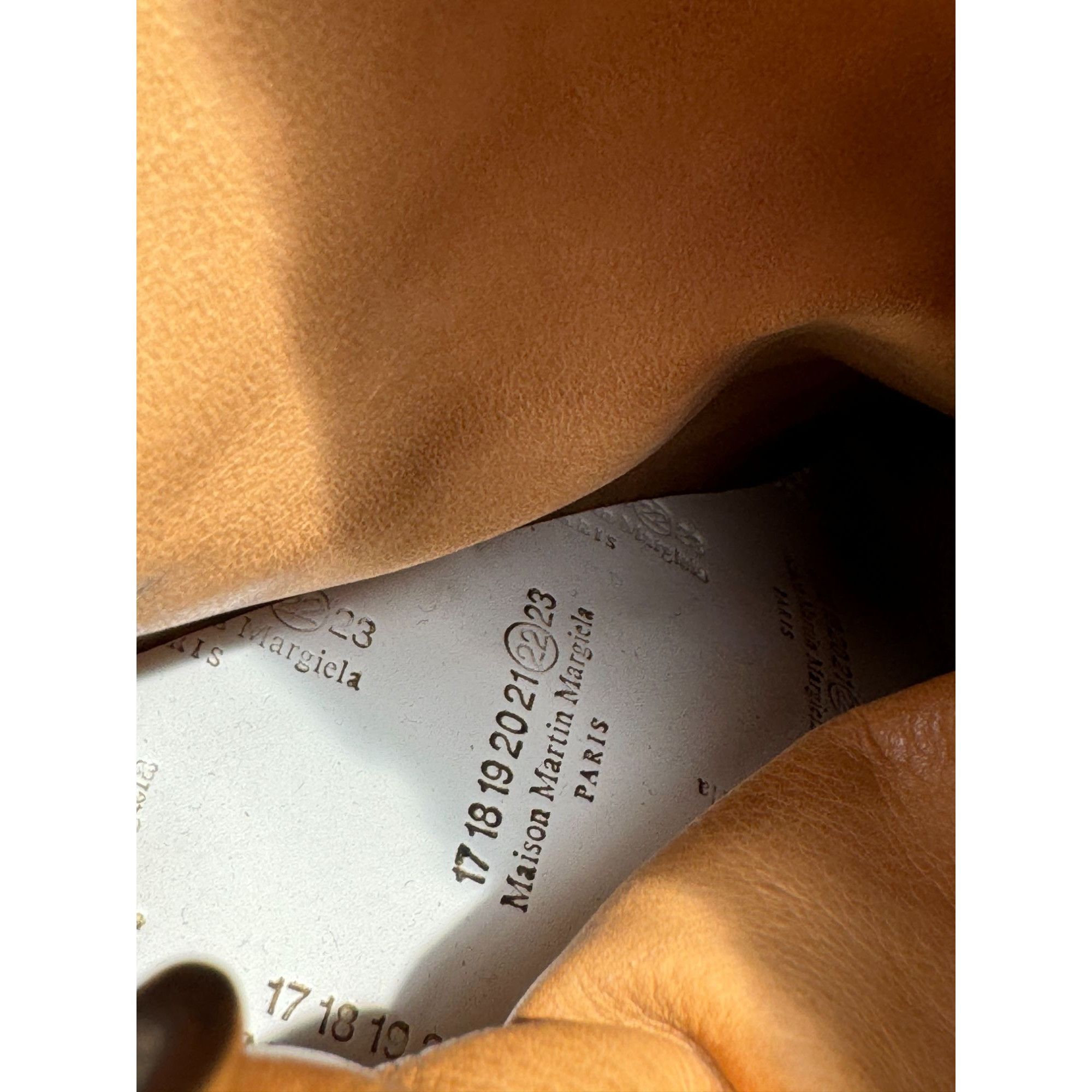 Maison Margiela Blue Tabi Wedge Boots Size US 6 / IT 36 - 8 Thumbnail