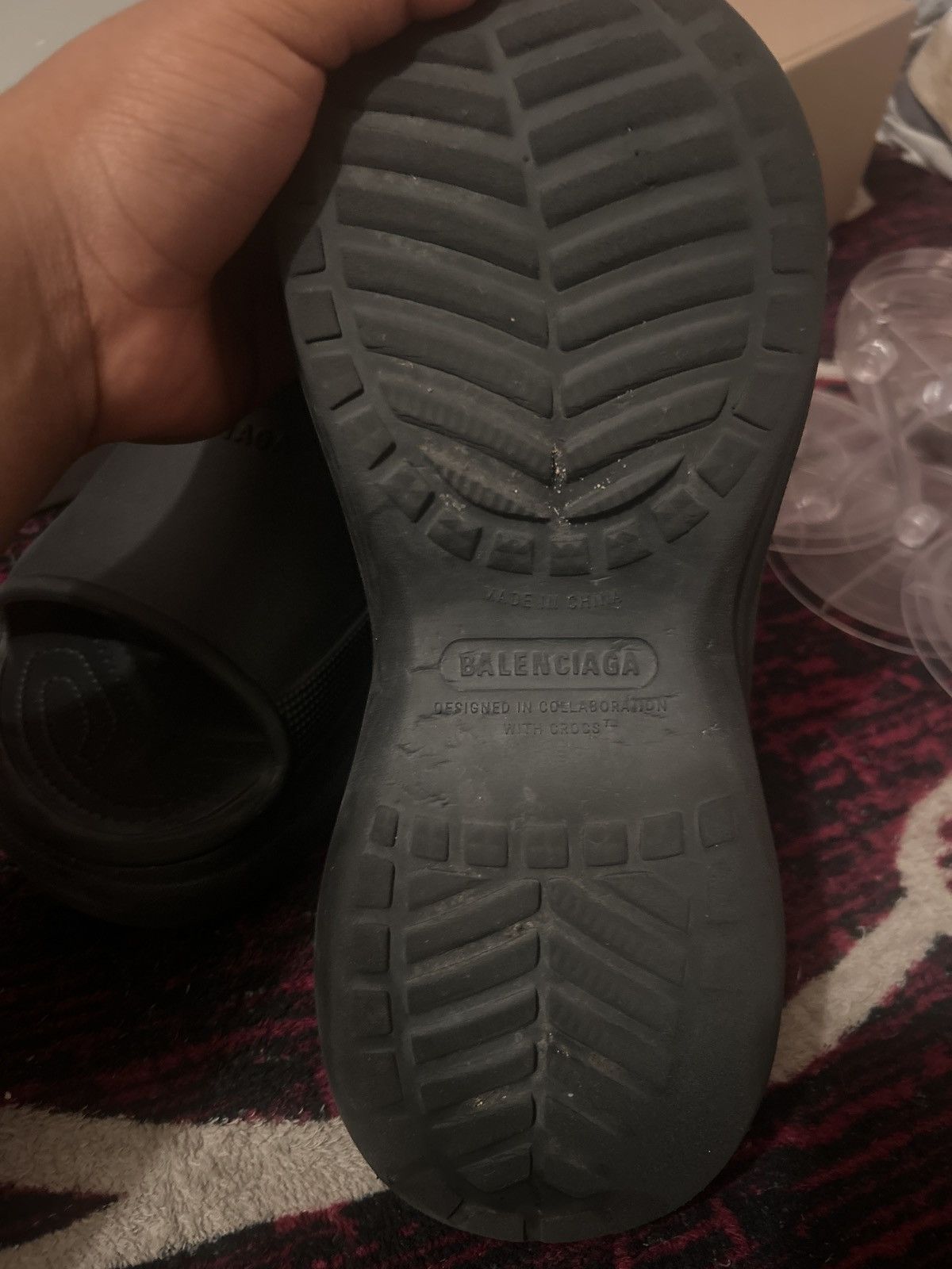 Balenciaga Balenciaga x Croc Pool Slide Size US 11 / EU 44 - 6 Thumbnail
