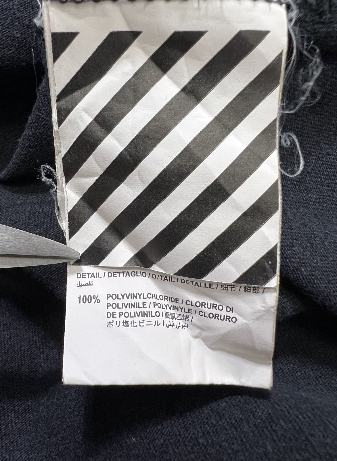 Off-White Off-White - Long Sleeve Firetape Tee Size US S / EU 44-46 / 1 - 18 Thumbnail