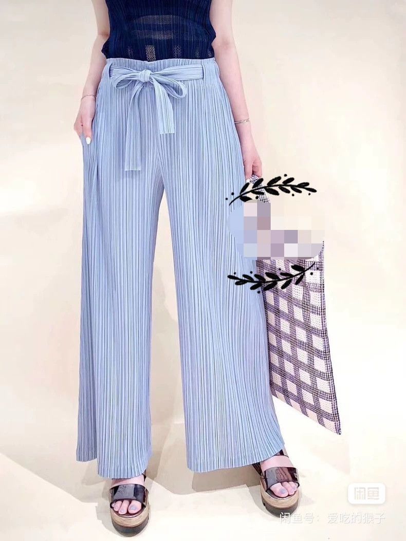 Issey Miyake issey miyake size:2 Hazy grayish-purple pleated pants Size 42" / US 20 - 5 Thumbnail