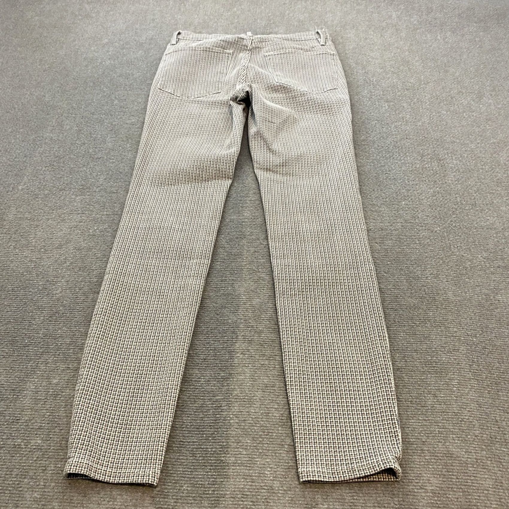 Frame FRAME Le High Skinny Jeans Womens 26 Tawny Houndstooth Stretch 26x29 Denim Zipper Slim Multicolor 90s? Size 26" / US 2 / IT 38 - 2 Thumbnail