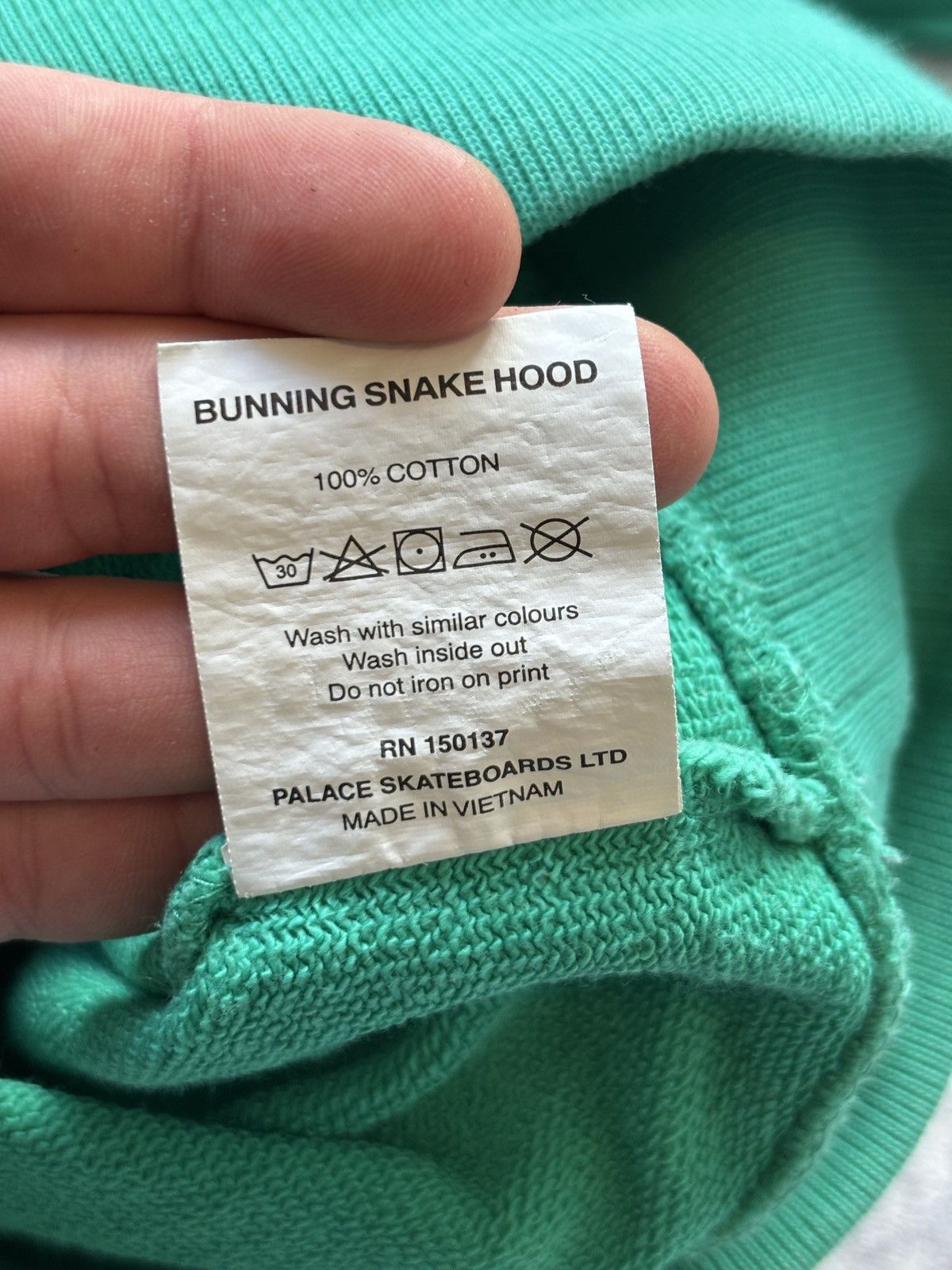 Palace Palace Bunning Snake Hoodie Size US S / EU 44-46 / 1 - 7 Thumbnail