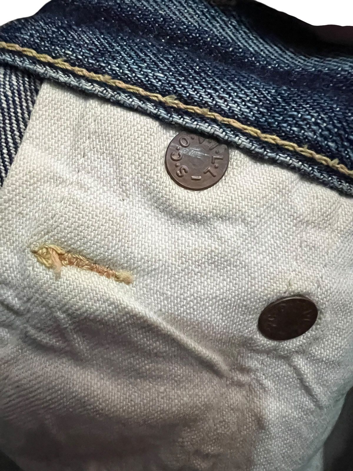 Japanese Brand Vintage Japanese Brand Selvedge Distressed Jean Japan Size US 28 / EU 44 - 15 Thumbnail