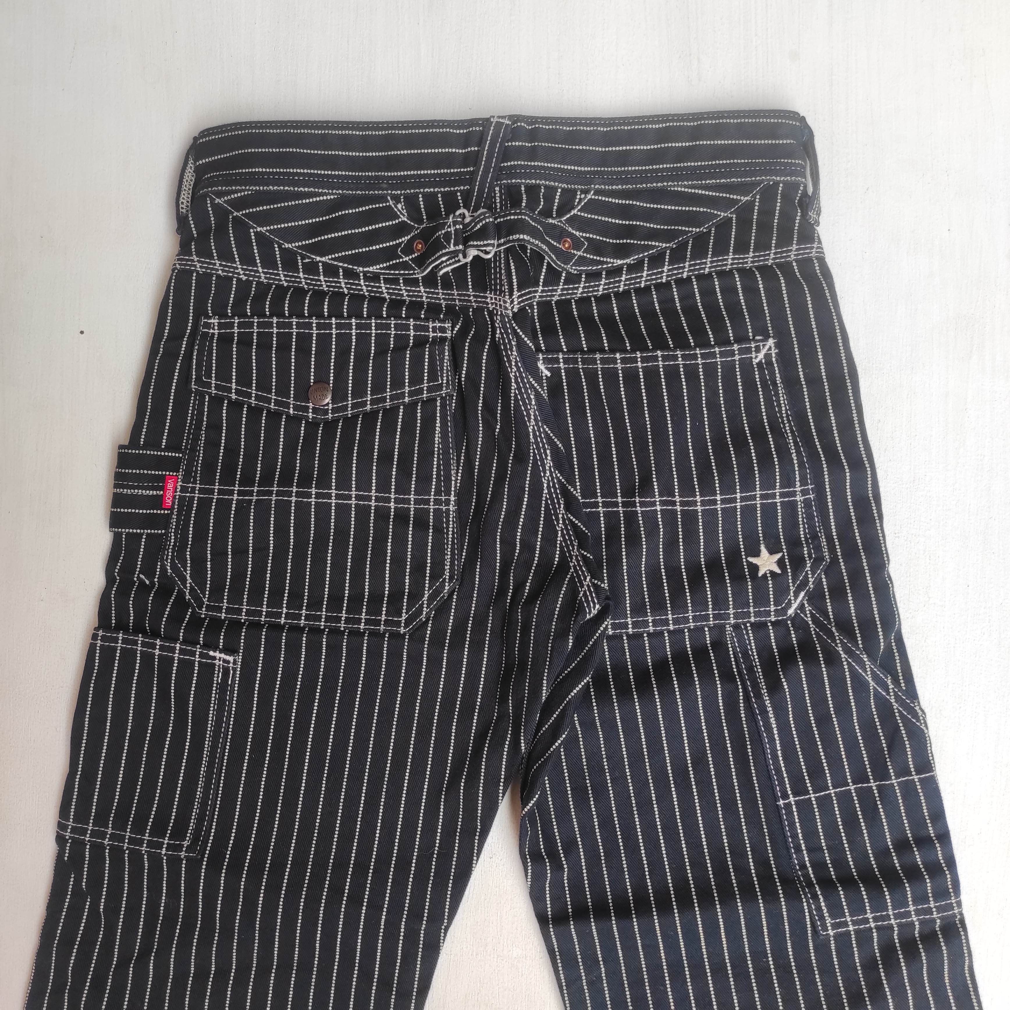 Vanson Leathers Vanson Leather Carpenter Hickory Stripe Pants Size US 30 / EU 46 - 3 Thumbnail