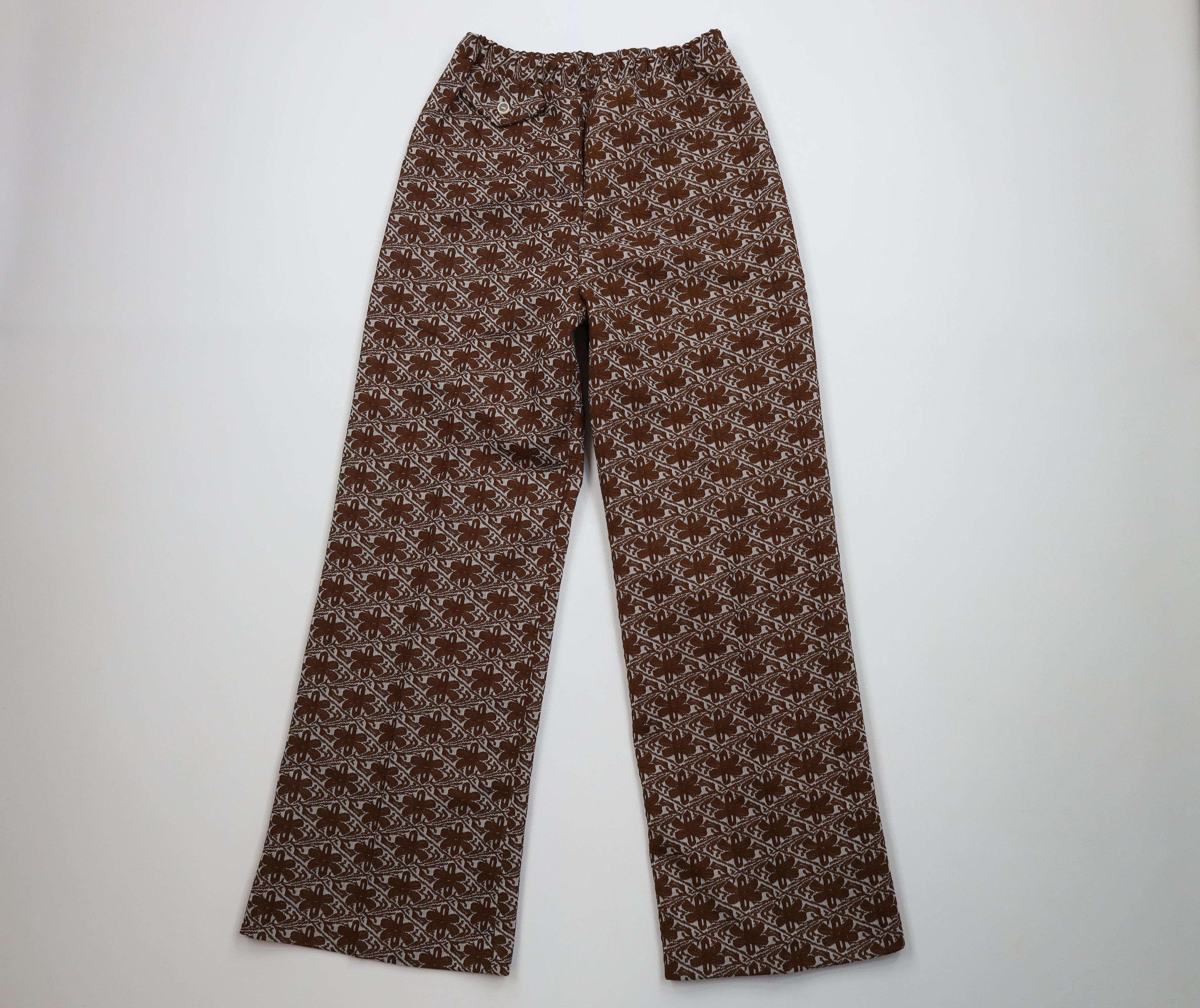 Vintage Vintage 60s 70s Streetwear Wide Leg Bell Bottoms Pants USA Size 36" / US 14 / IT 50 - 1 Thumbnail