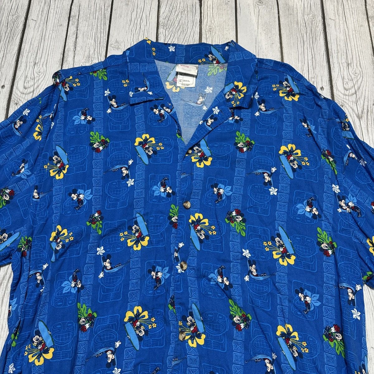 Disney × Vintage Vintage Disney Hawaiian shirt Size US XL / EU 56 / 4 - 3 Thumbnail