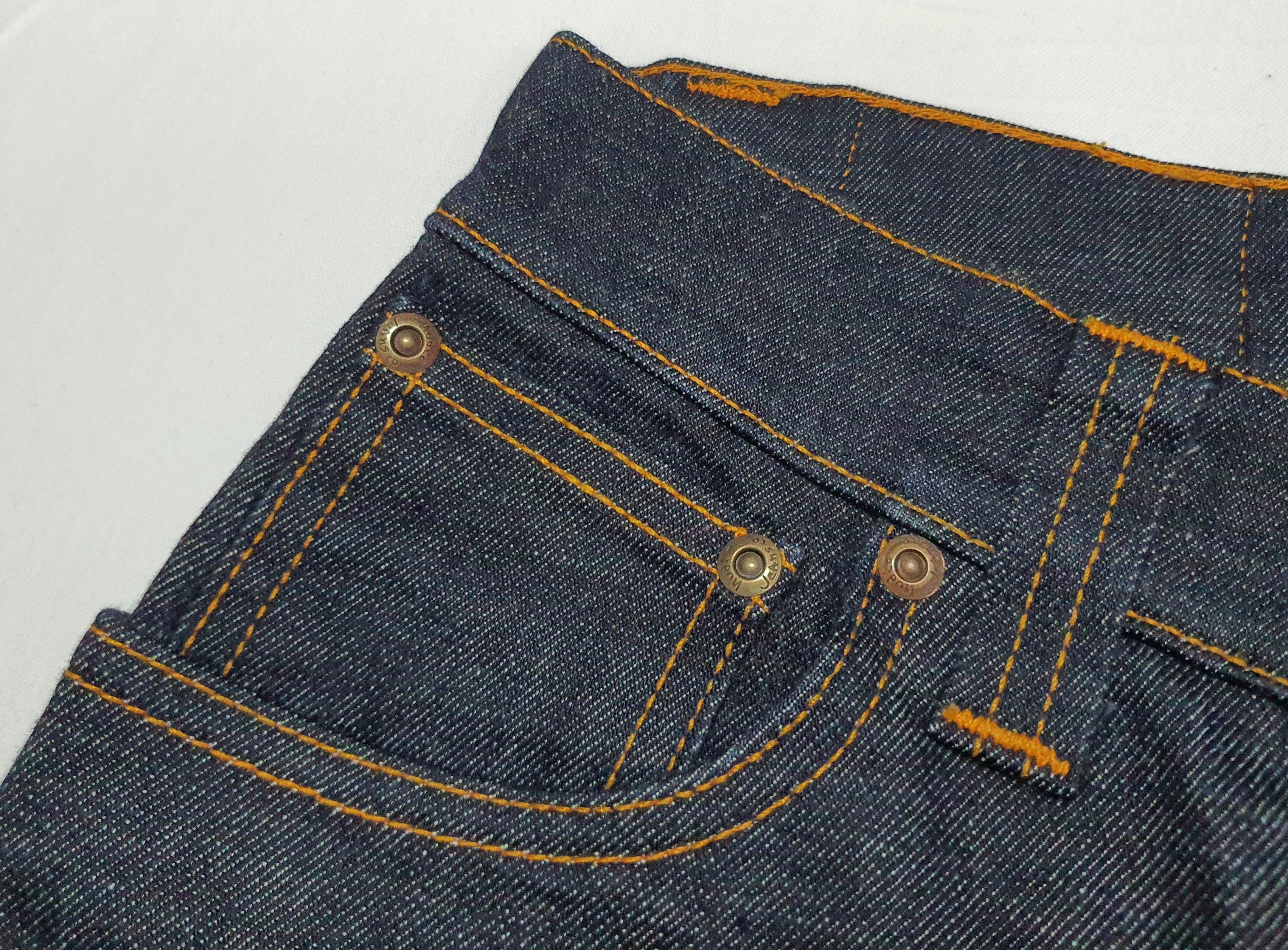 Nudie Jeans Waist 30" Nudie Jeans Thin Finn Dry Twill Stretchable Denim. Size US 30 / EU 46 - 9 Thumbnail