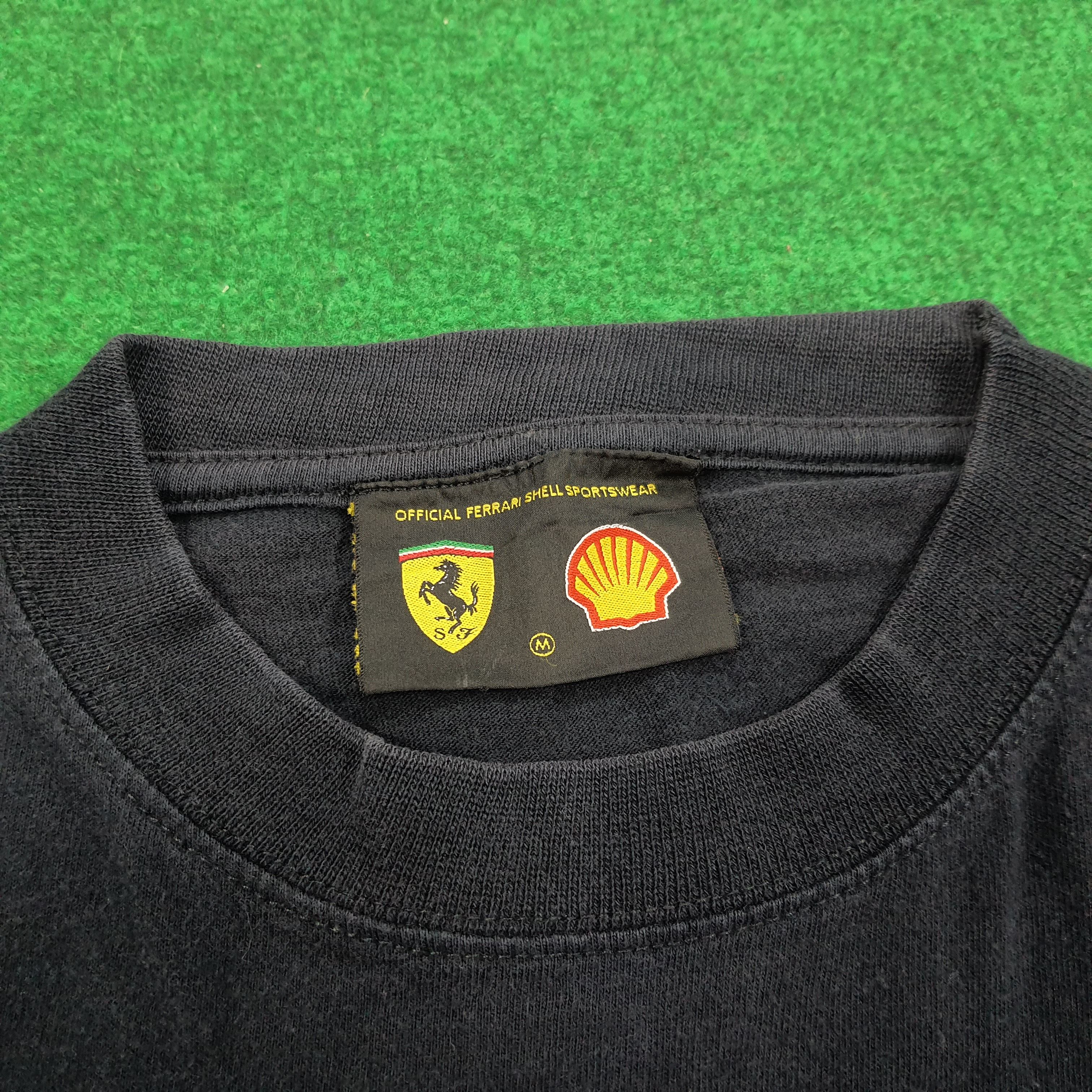 Ferrari × Vintage Vintage Official Ferrari Shell Sportswear Product Tshirt Size US L / EU 52-54 / 3 - 5 Thumbnail
