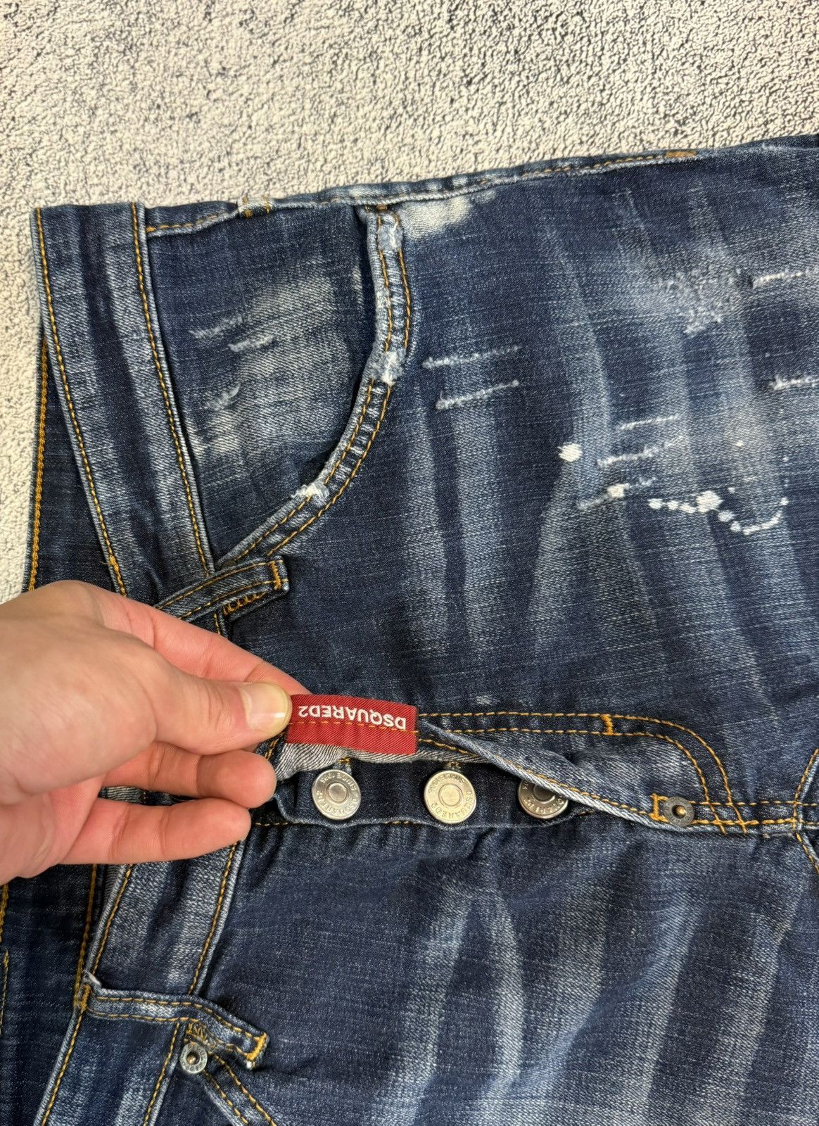 Dsquared2 Dsquared2 Skater Jeans Men’s Size 46 Distressed Denim taly Size US 30 / EU 46 - 6 Thumbnail