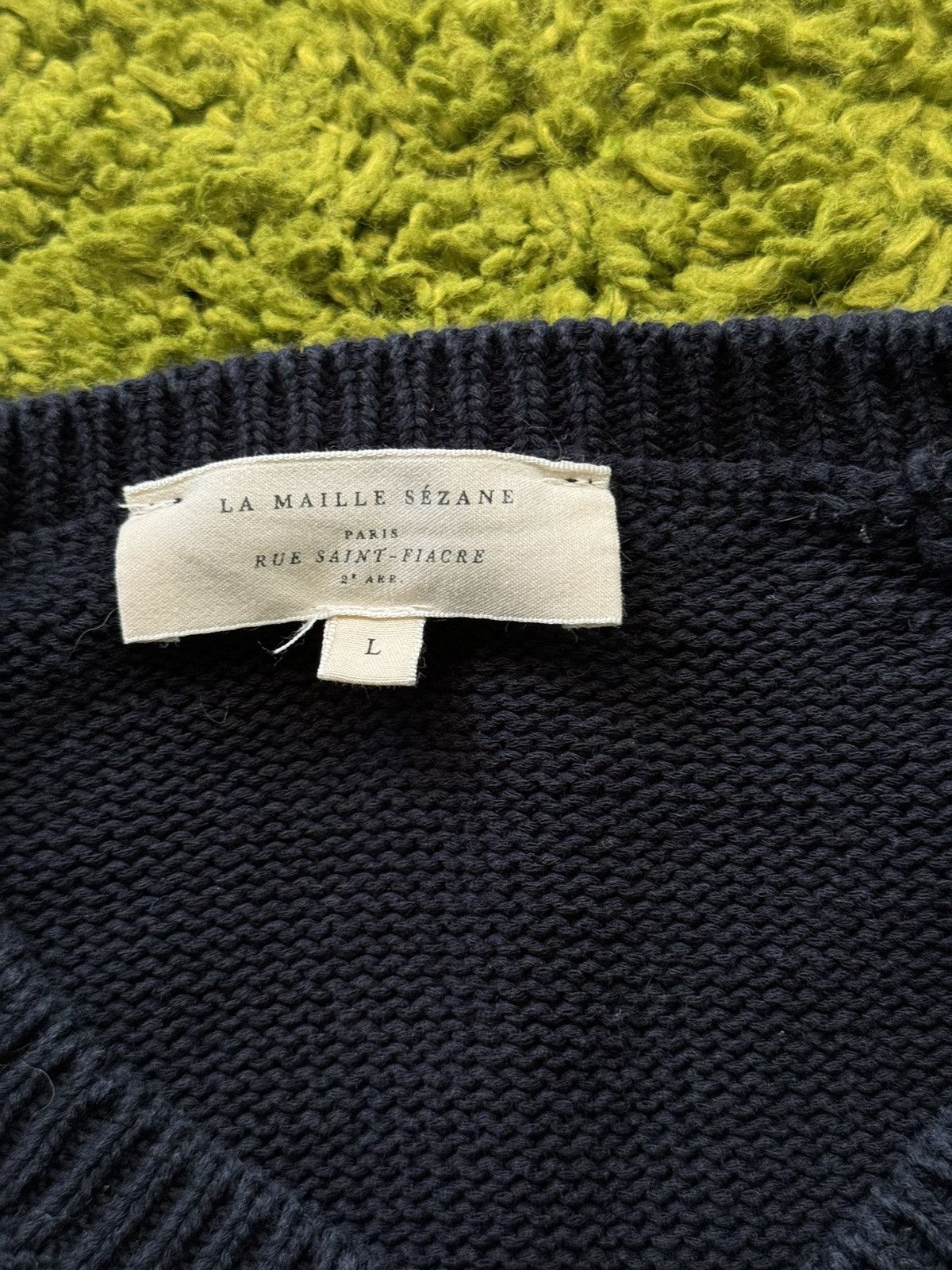 Designer × Sezane Sezane Paris oldmoney style striped sweater Size L / US 10 / IT 46 - 6 Thumbnail