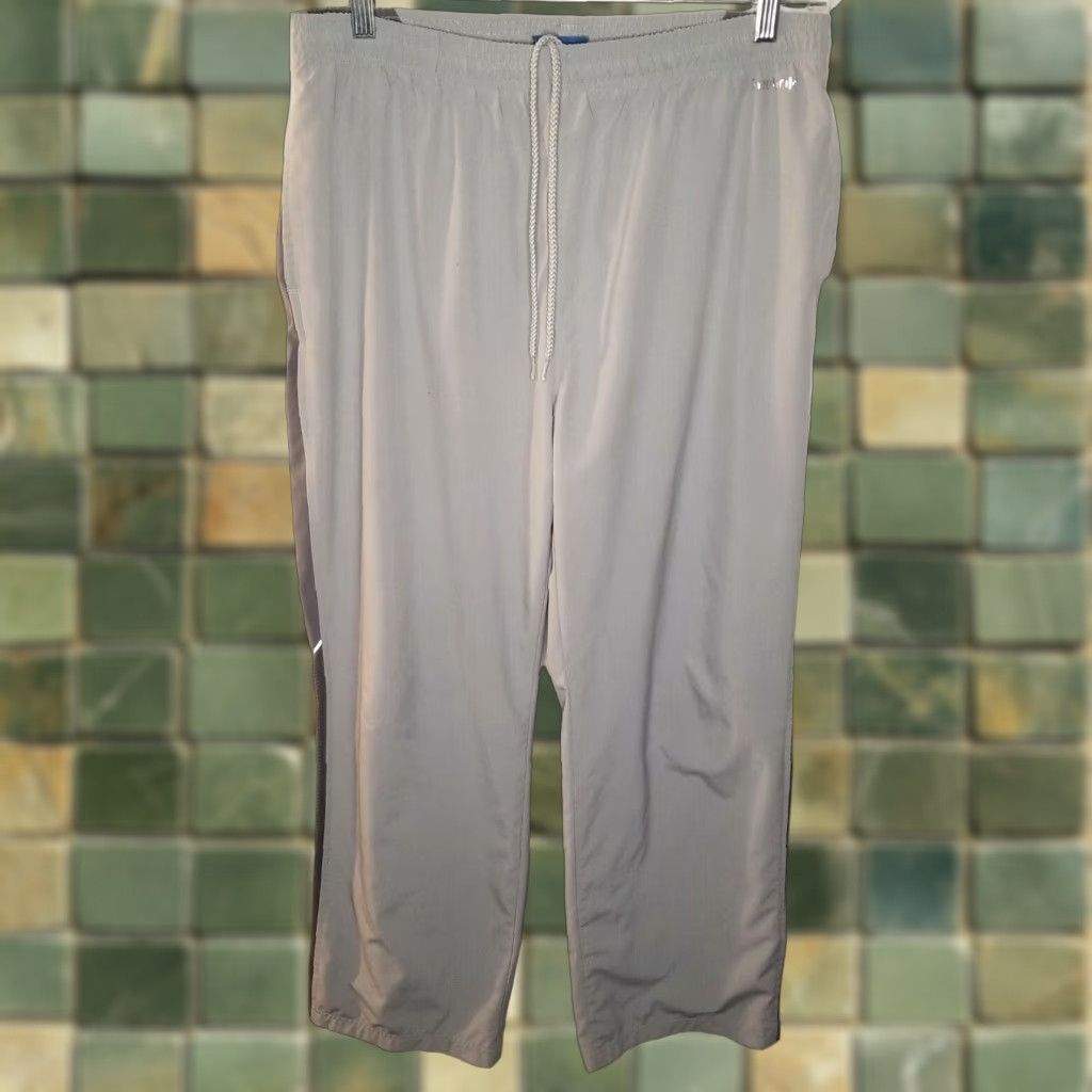Reebok Reebok Mens Gray Track Pants Size M Size US 31 - 1 Thumbnail