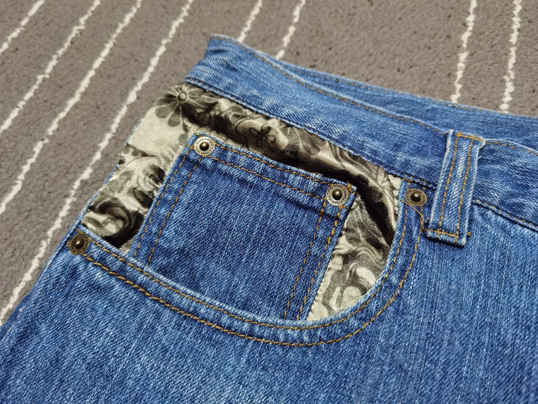 Japanese Brand Japanese raijin and fujin denim w32 2122 Size US 32 / EU 48 - 8 Thumbnail