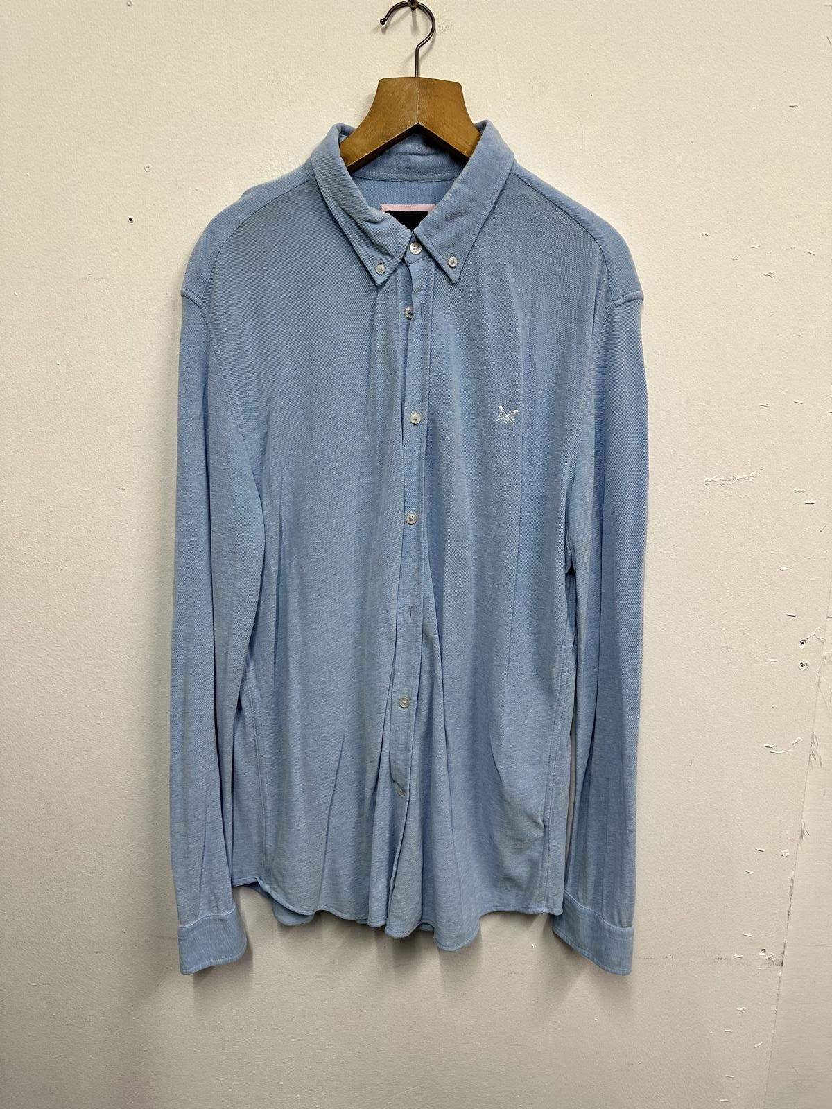 Other Crew Clothing Company Slim Fit XXL Light Blue Button-Up Long Size US XXL / EU 58 / 5 - 1 Thumbnail