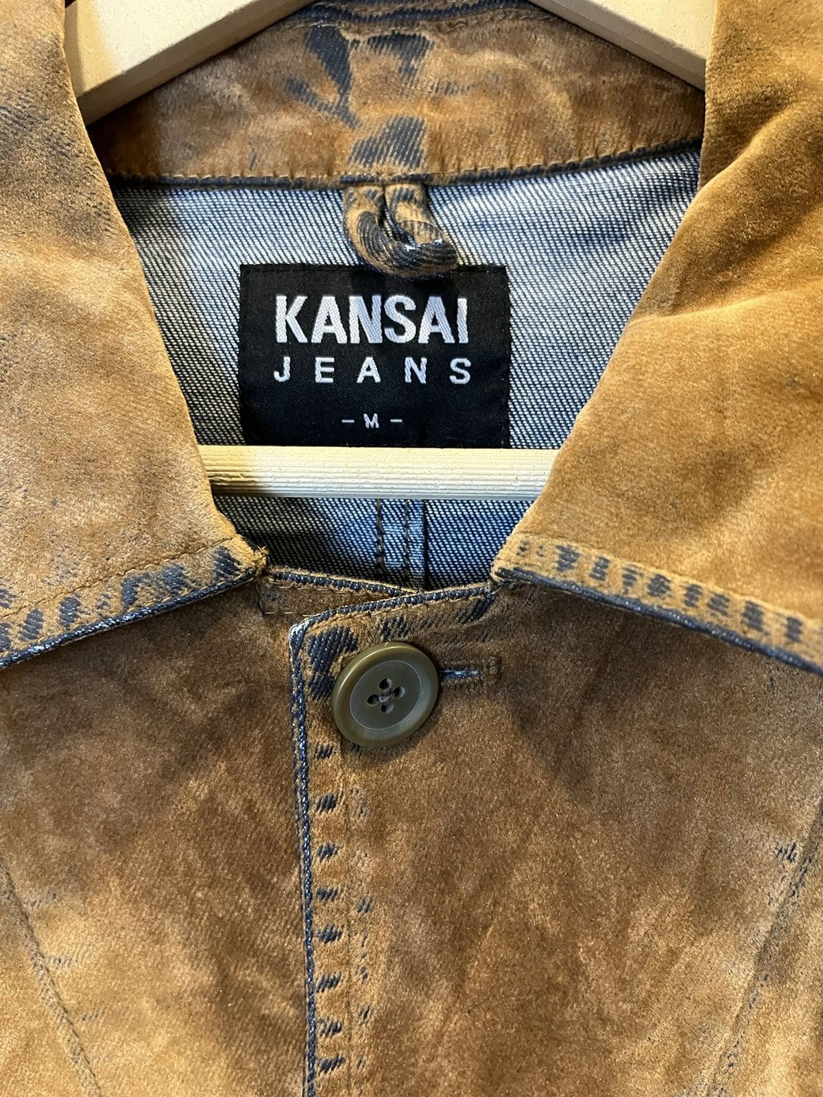 Japanese Brand × Kansai Yamamoto × Vintage Vintage Kansai Jeans Jacket Size US M / EU 48-50 / 2 - 8 Thumbnail