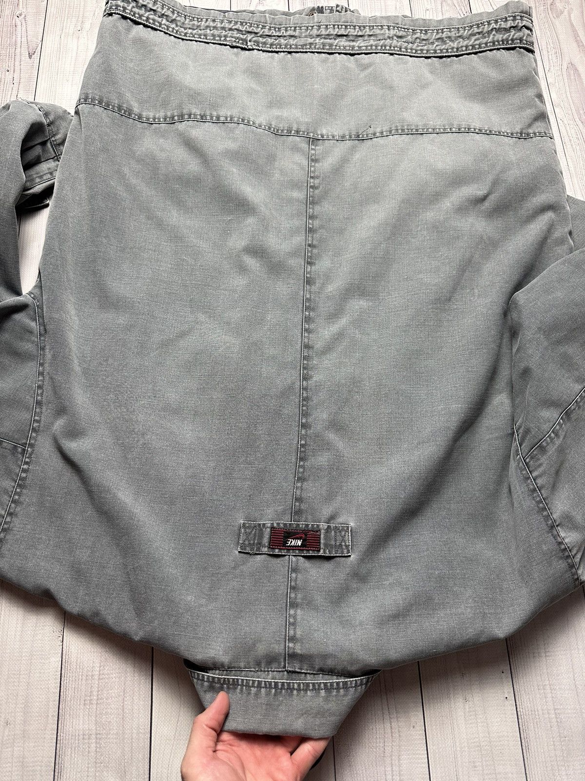 Nike × Vintage Vintage Nike Denim jacket pocket rare size XXL faded Size US XXL / EU 58 / 5 - 8 Thumbnail