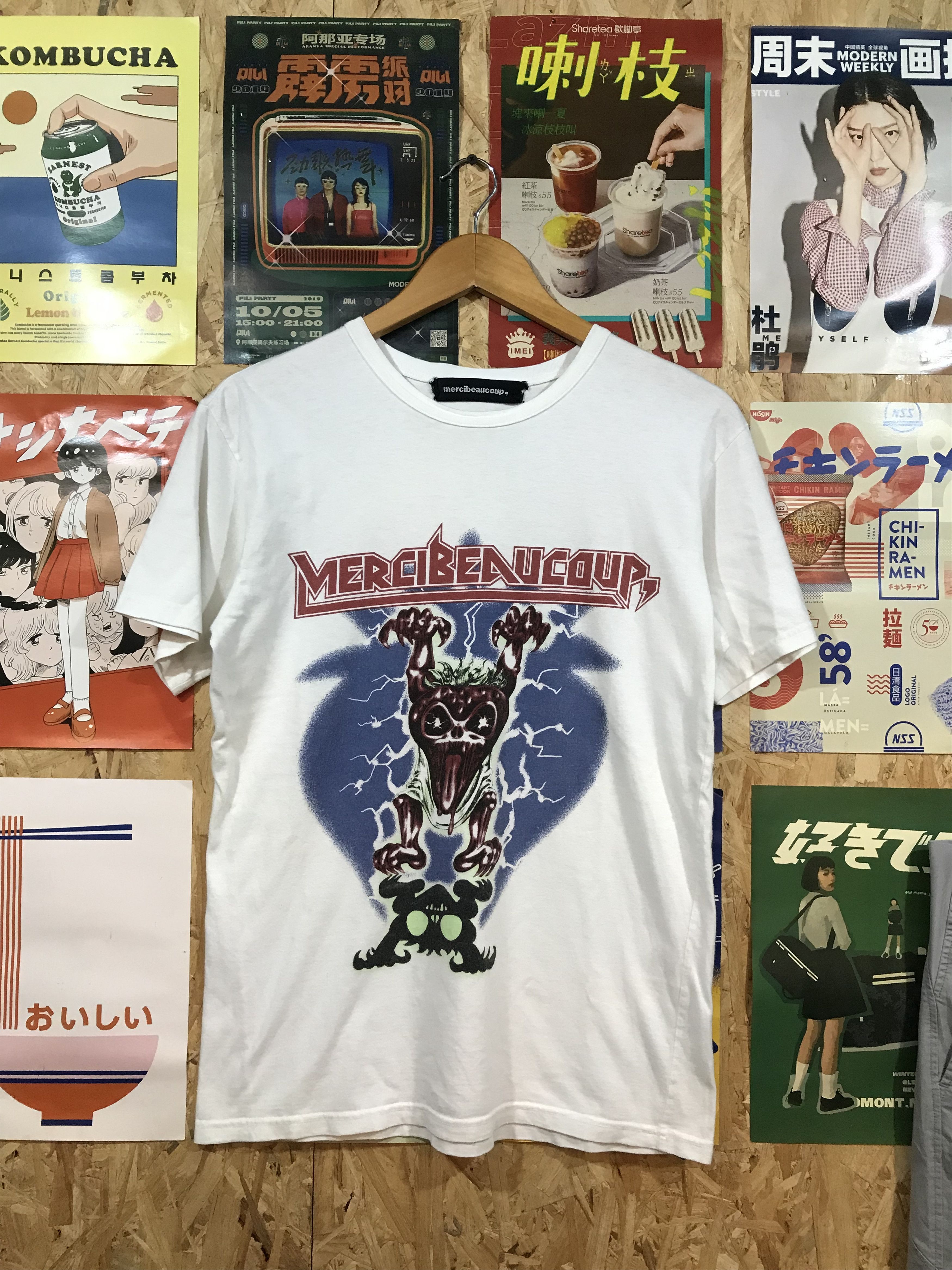 mercibeaucoup Mercibeaucoup Skull Parody Band Tee Size US S / EU 44-46 / 1 - 1 Thumbnail