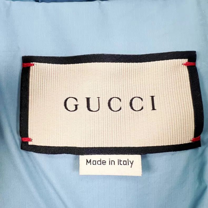 Gucci Gucci Blue Dark Pattern Logo Stitching Hooded Long-Sleeved Size US S / EU 44-46 / 1 - 5 Thumbnail